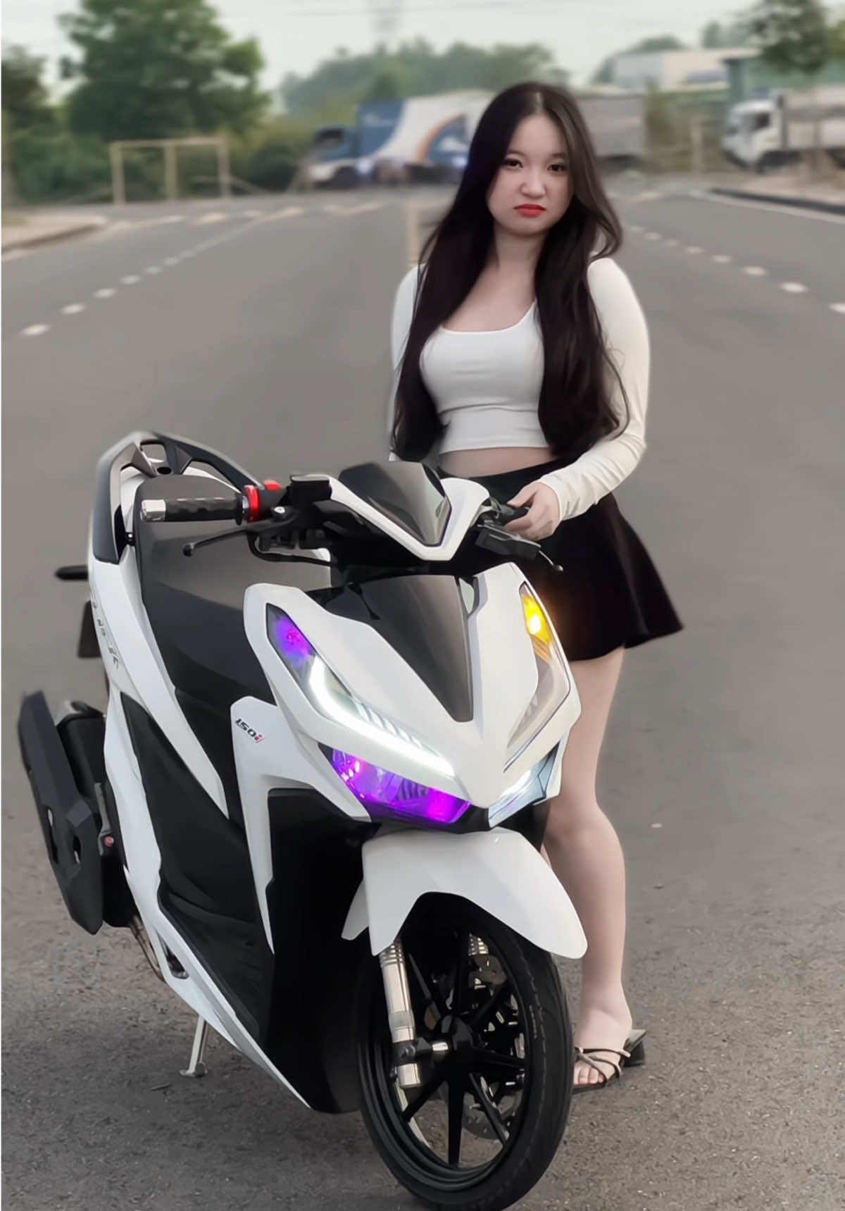 Tưởng đâu đi casting hoa hậu miệt vườn không đó 🗿 #vario125 #click125i 