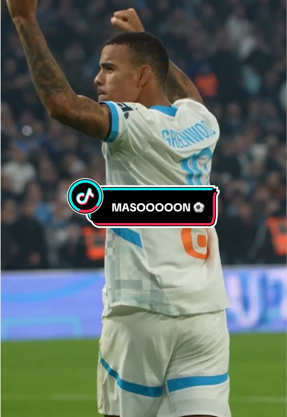 Masoooooon la délivrance 🥰💙 #Ligue1 #SportsTikTok #Marseille #OM #Football #Soccer #Greenwood 