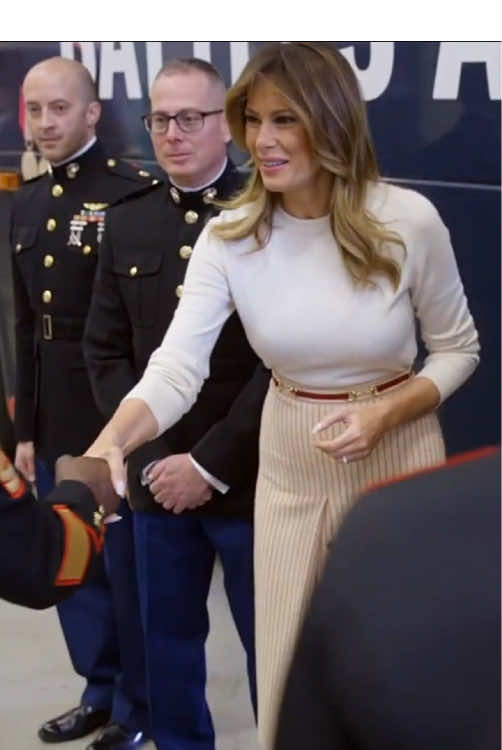Old video: Lady Melania Trump Participates in a Toys for Tots Event#beauty #fashion #Melania #MelaniaTrump #famouspeople  #DonaldTrump #foryoupage 