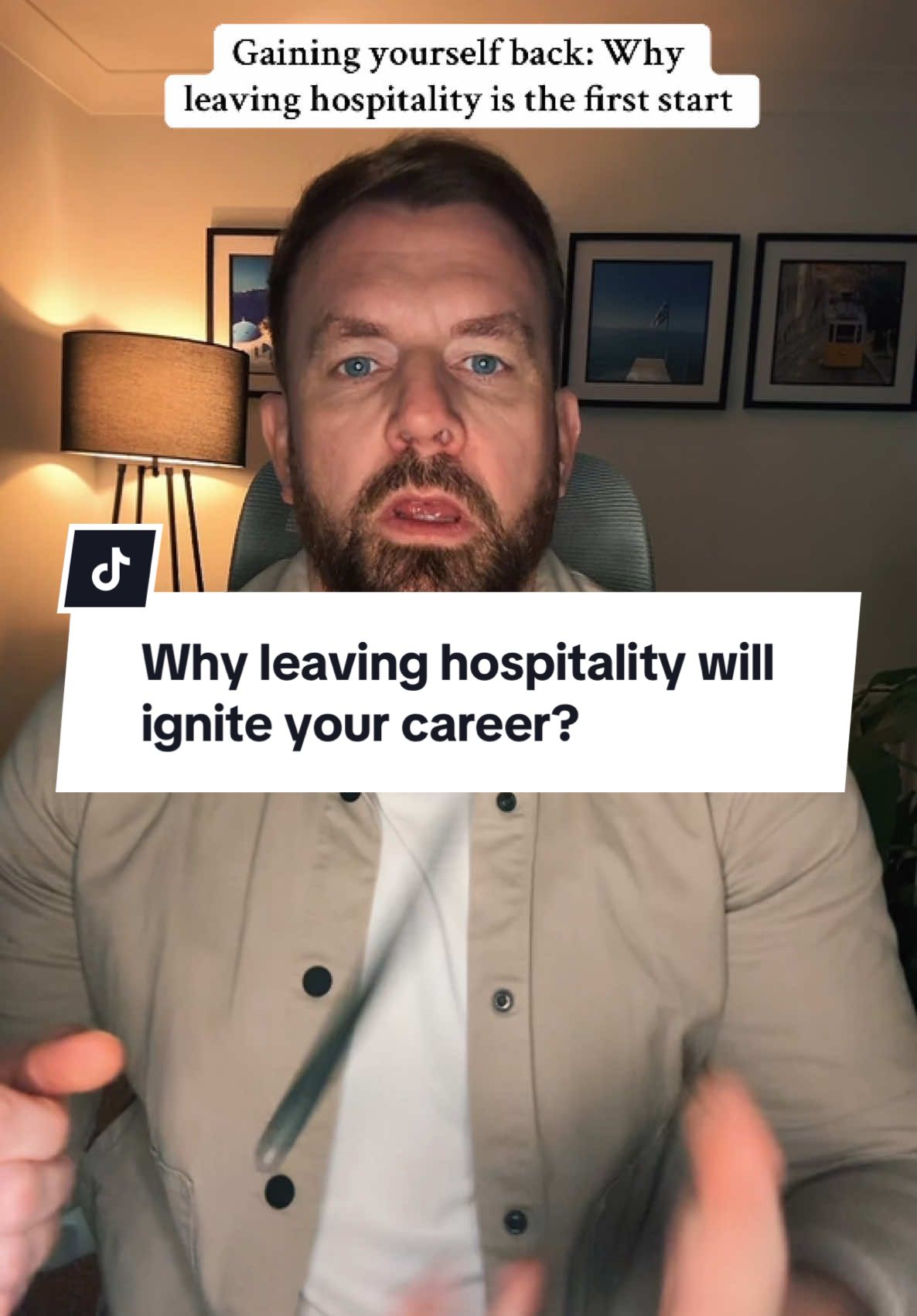 Leaving hospitality will help you get yourself back. I know this as its my journey. From a chef, to a managing director and an owner of my own business. You absolutely can do this too.  #career #hospitality #careeradvice #careercoach #careersuccess #advice #relateable #relatablecontent #work #executivecoach #worklife #careerchange #careerdevelopment #forthedream #leaving #owner 