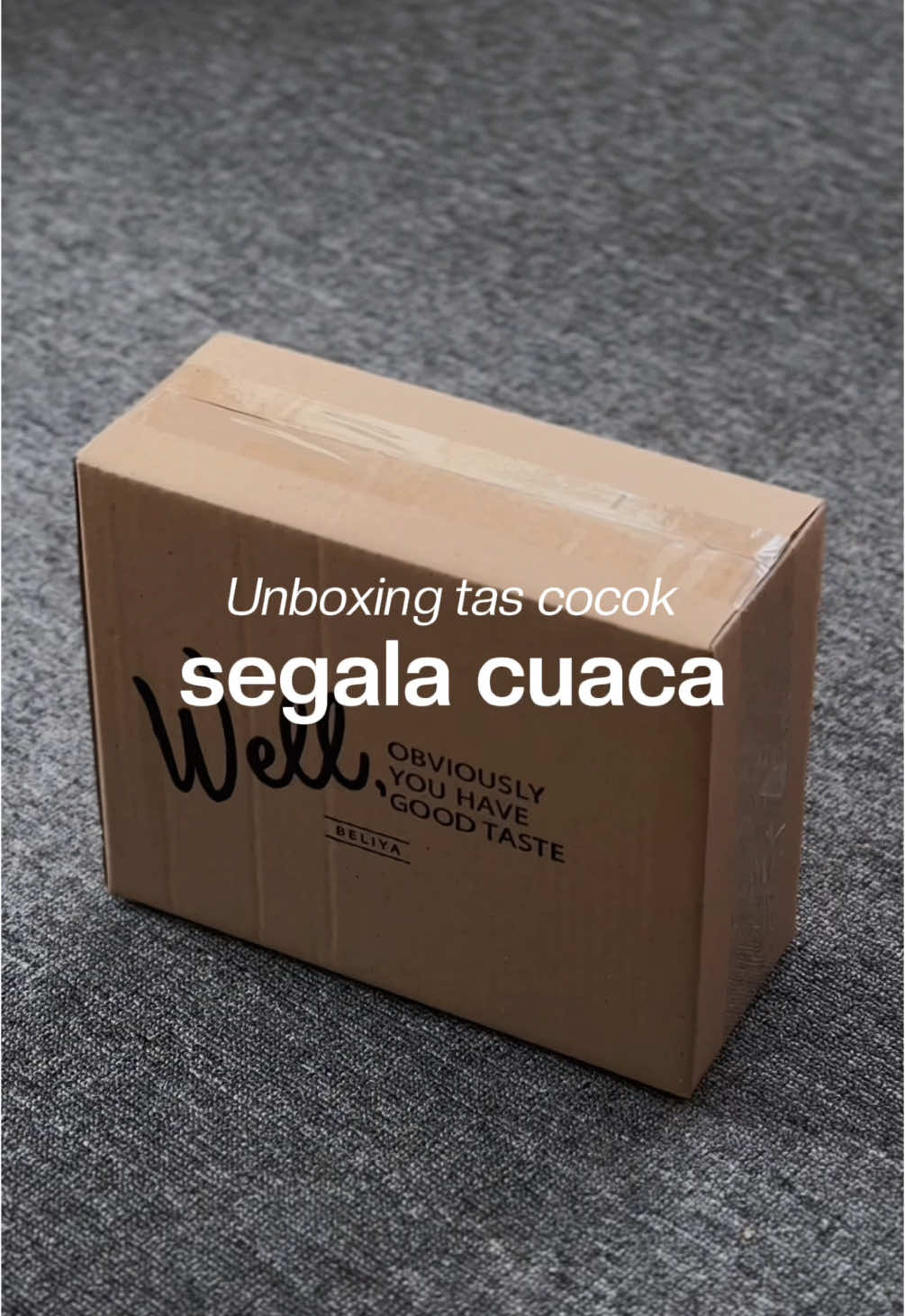 Unboxing tas segala cuaca 🌤️🌧️ #unboxingbag #taswanita 