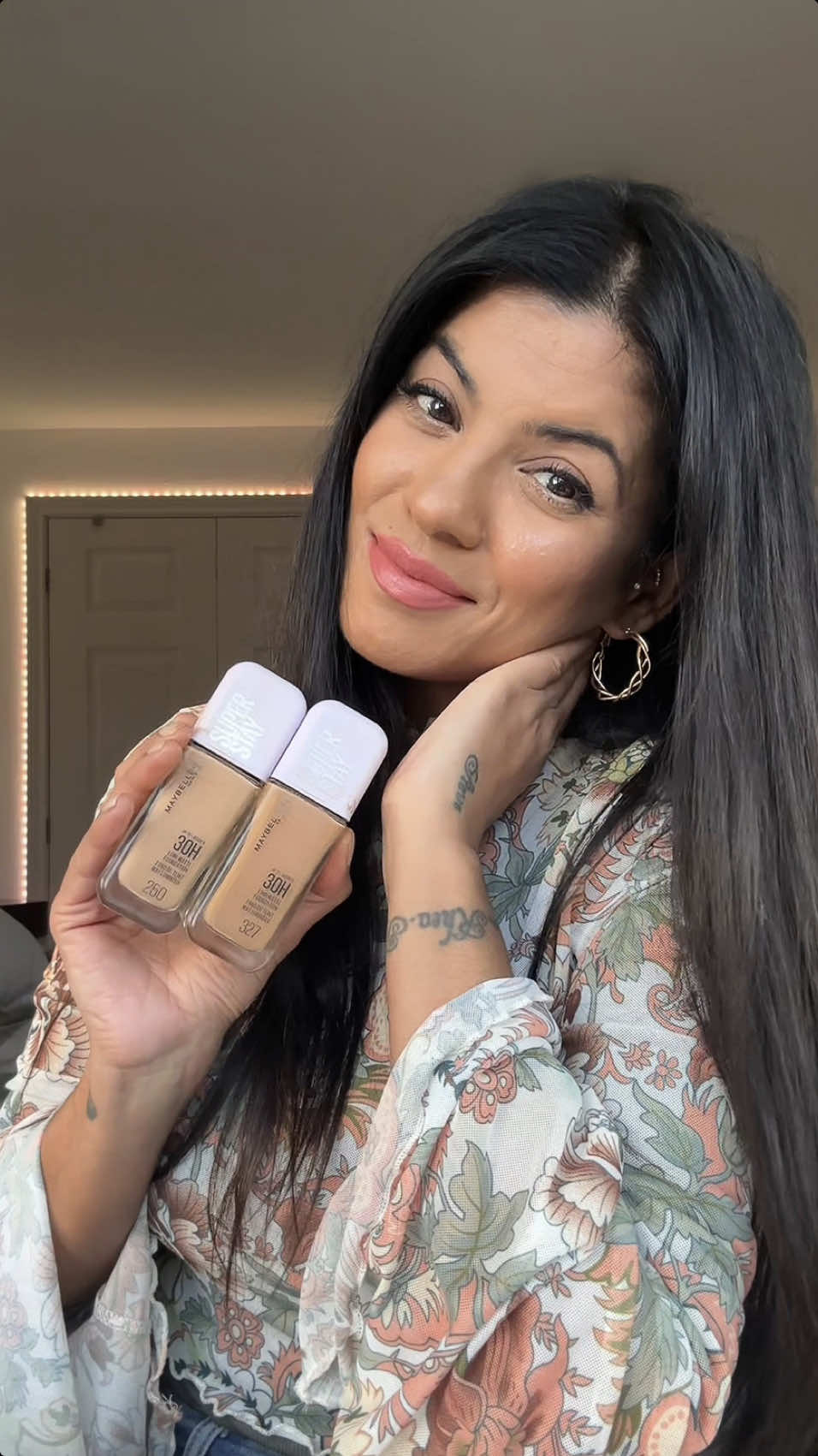 The before and after @MaybellineUK Super Stay up to 30 hours is all you need to know, this stuff is absolutely Magic! @Maybelline NY #maybelline #maybellinelovers #maybelinepartner