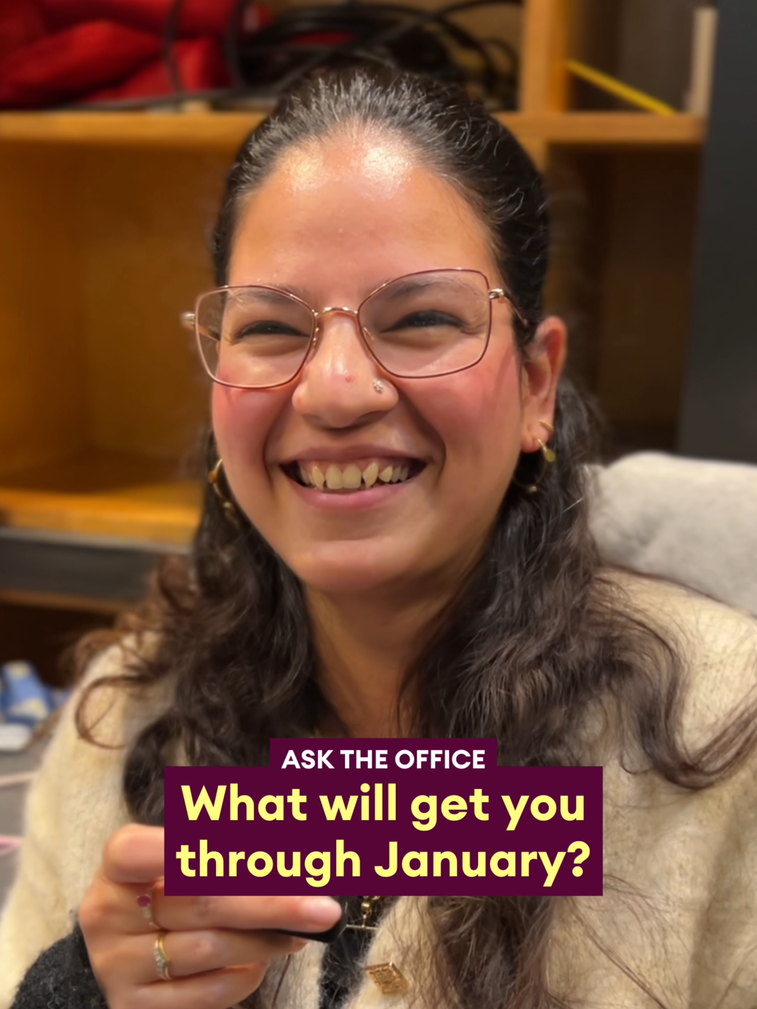 It's January. Everyone seems to be sober, all the pre-Christmas emails are circling back, and it feels like it'll be a lifetime before we get our next paycheque. ⁠ ⁠ What's keeping you going?⁠ ⁠ #asktheoffice #january #january2025 #januaryblues #officetok