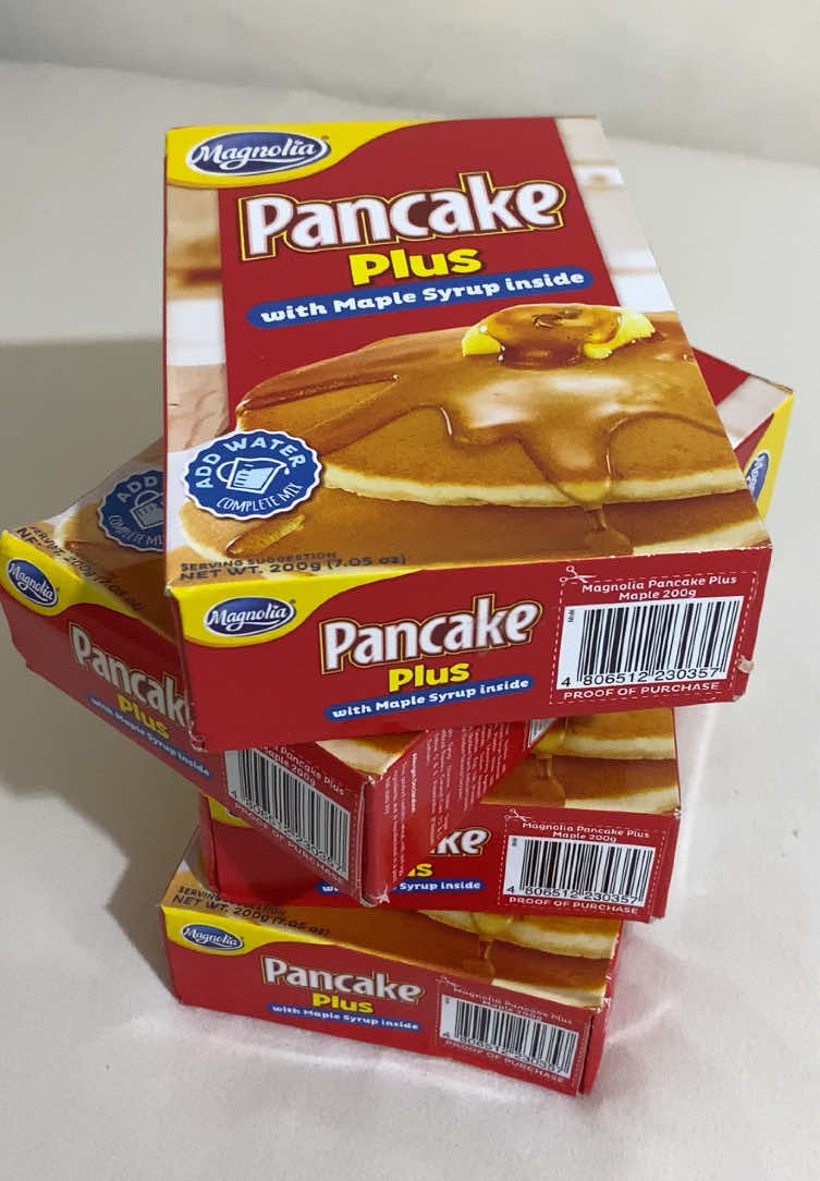 Fave breakfast and snack 🥞🤤 #pancakes #hotcakes #pancake #pancakeplus #pancakepluswithmaplesyrup #4pcspancakemix 