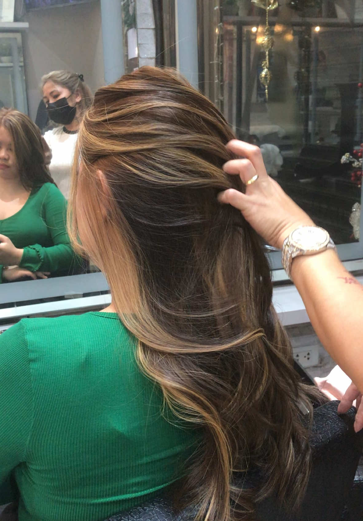 #colorhighlights #balayage #keratintreatment 