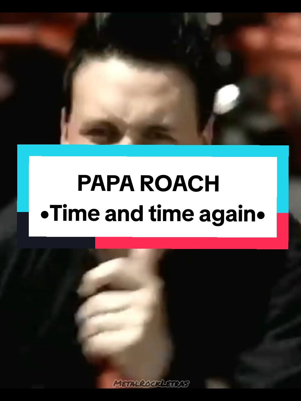 papa roach-time and time again #metalhead #metalchoss #metalrockletrasjs 