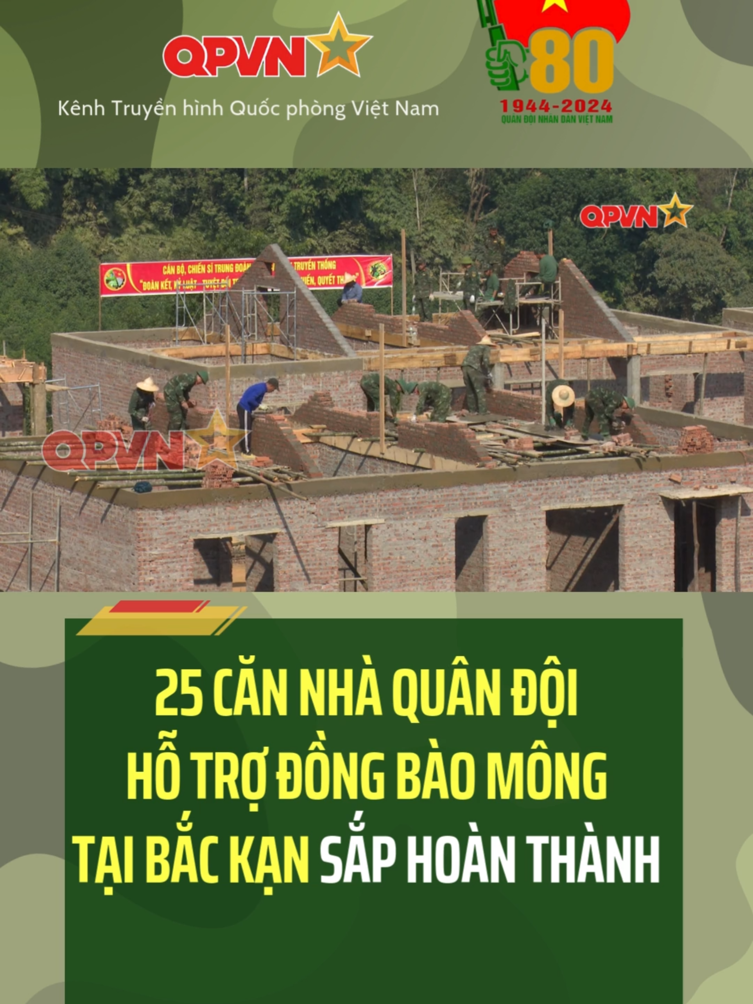 QUÂN KHU 1 NỖ LỰC THI CÔNG KHU TÁI ĐỊNH CƯ TÀ HAN. Hàng trăm cán bộ, chiến sĩ thuộc các đơn vị Quân khu 1 đang nỗ lực quyết tâm cao nhất, đẩy nhanh tiến độ thi công khu tái định cư cho đồng bào Mông ở thôn Tà Han, xã Xuân Lạc, huyện Chợ Đồn, tỉnh Bắc Kạn. #backan #25 #nha #dantocmong #qpvn #quandoinhandanvietnam