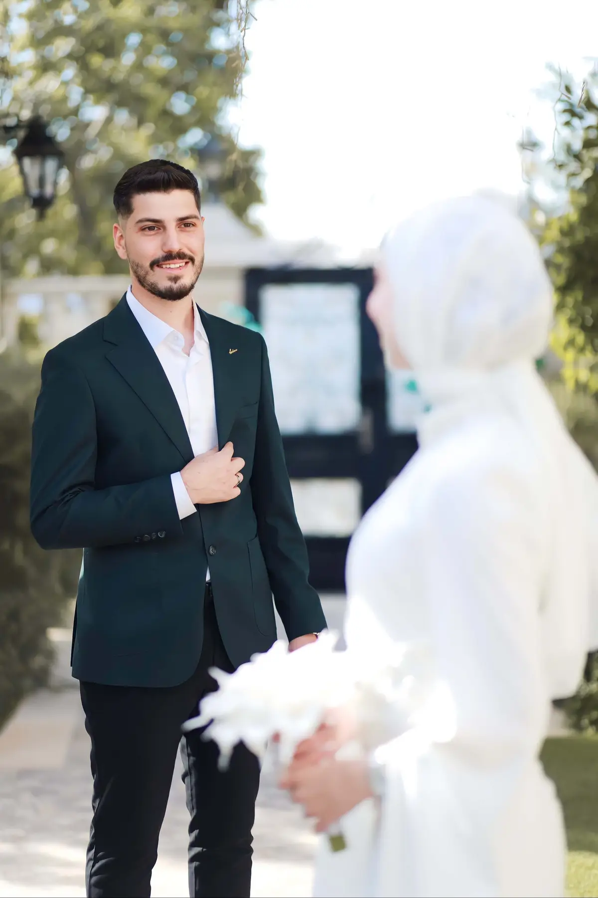 لقد كانت أمي تدعو بالخير لي، واليوم تحقق دعاؤها وتهياً لي الخير بمجيئك شريكاً لعمري ونصفي الثاني♥️