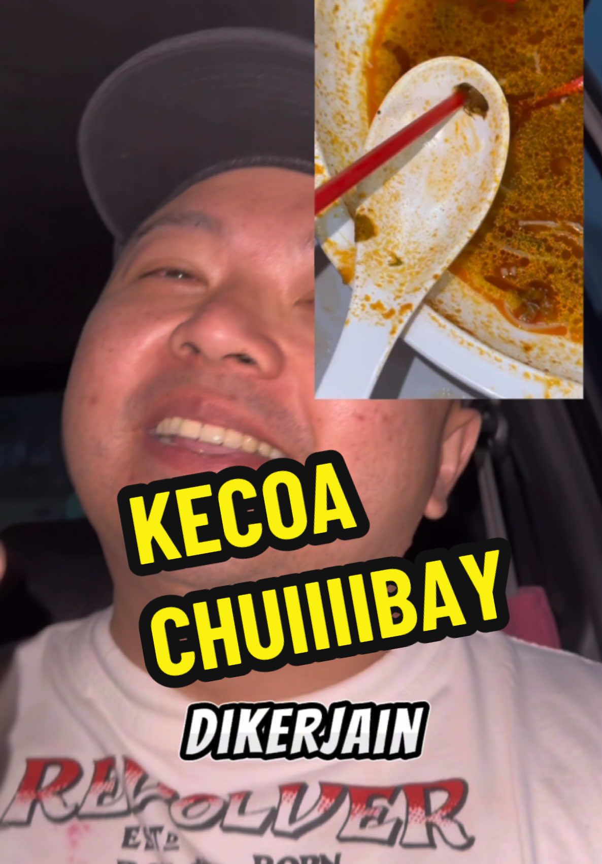 Kalau loe makan lalu udah abis loe nemu kecoa dalam makanan loe, kira2 loa akan gimana? Curhat bareng @CICI SUKA NYANYI  enjoy! Btw nama resto nya @Restoran Ikan Chi Yu Ba.id 