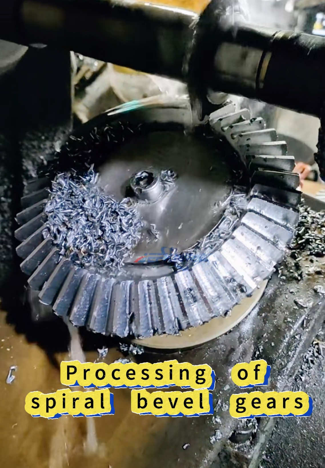 Processing   of  spiral   bevel   gears#cnc #5axis #4axis #gear #bevelgear #precessing #machining #cncmachining #gearmachining @TikTok @tiktok creators 