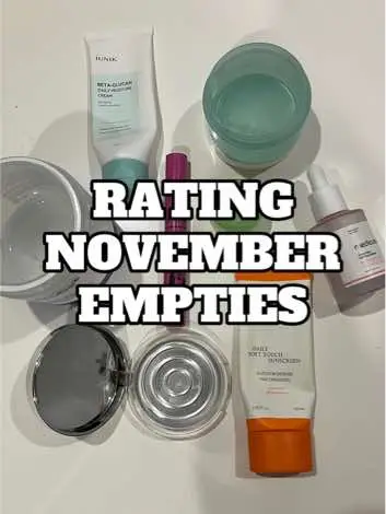 @YesStyle rewards code: VERONIKA9 #ratingthings #ratingempties #novemberempties #skincare #makeup #skincarereview #makeupreview #ugccreator #yesstyle #yesstyleinfluencers #yesstylecode 