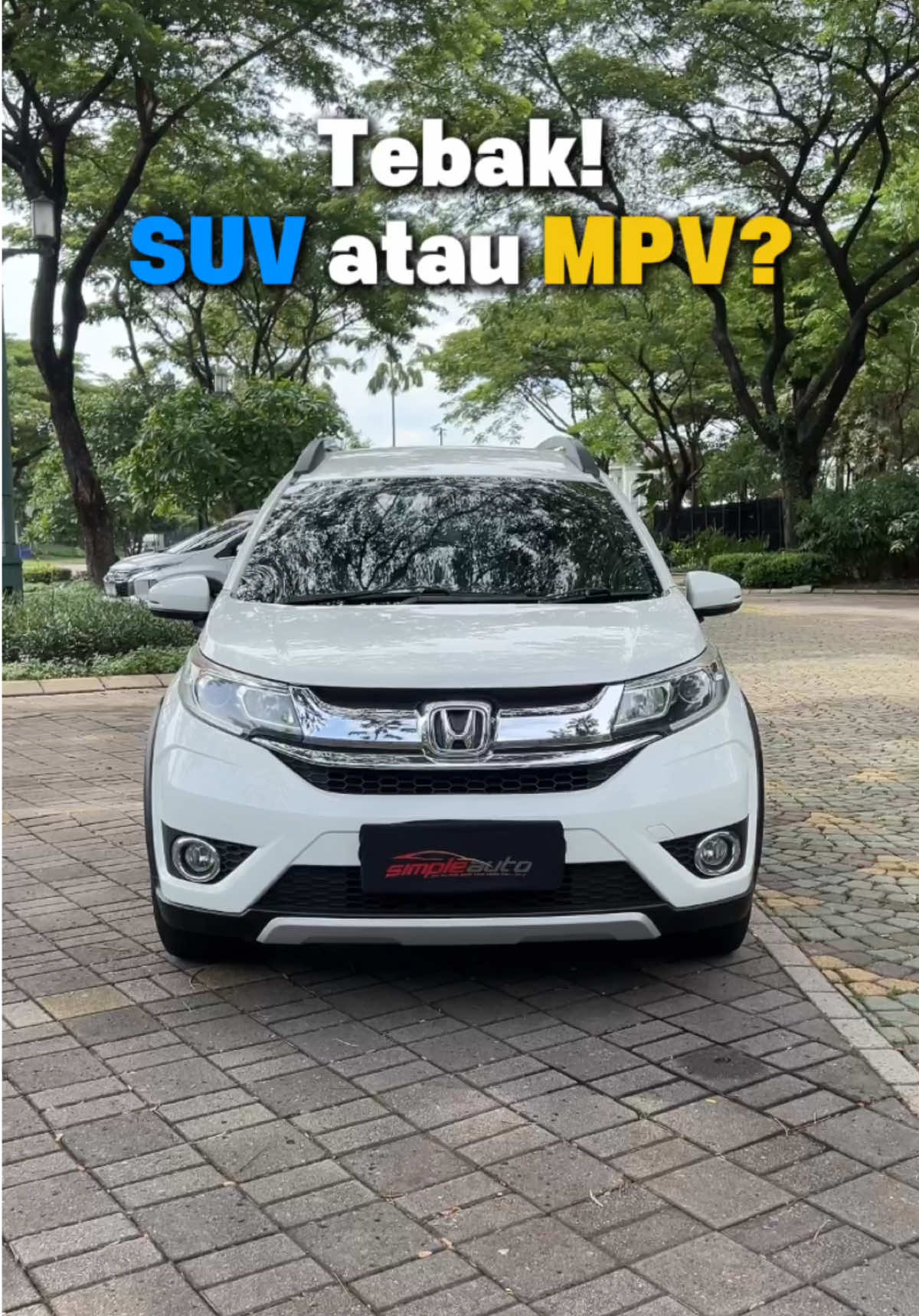 Ada yang tau dia SUV atau MPV? Brv 1.5 e cvt 2017-2018 Kredit: 155jt Tdp: 25jt Angs: 4.458.000/47 Cash: 165jt #simpleauto #mobilmurah #jualmobil #mobilsecond #mobilseken #mobilbekas #brv #honda 