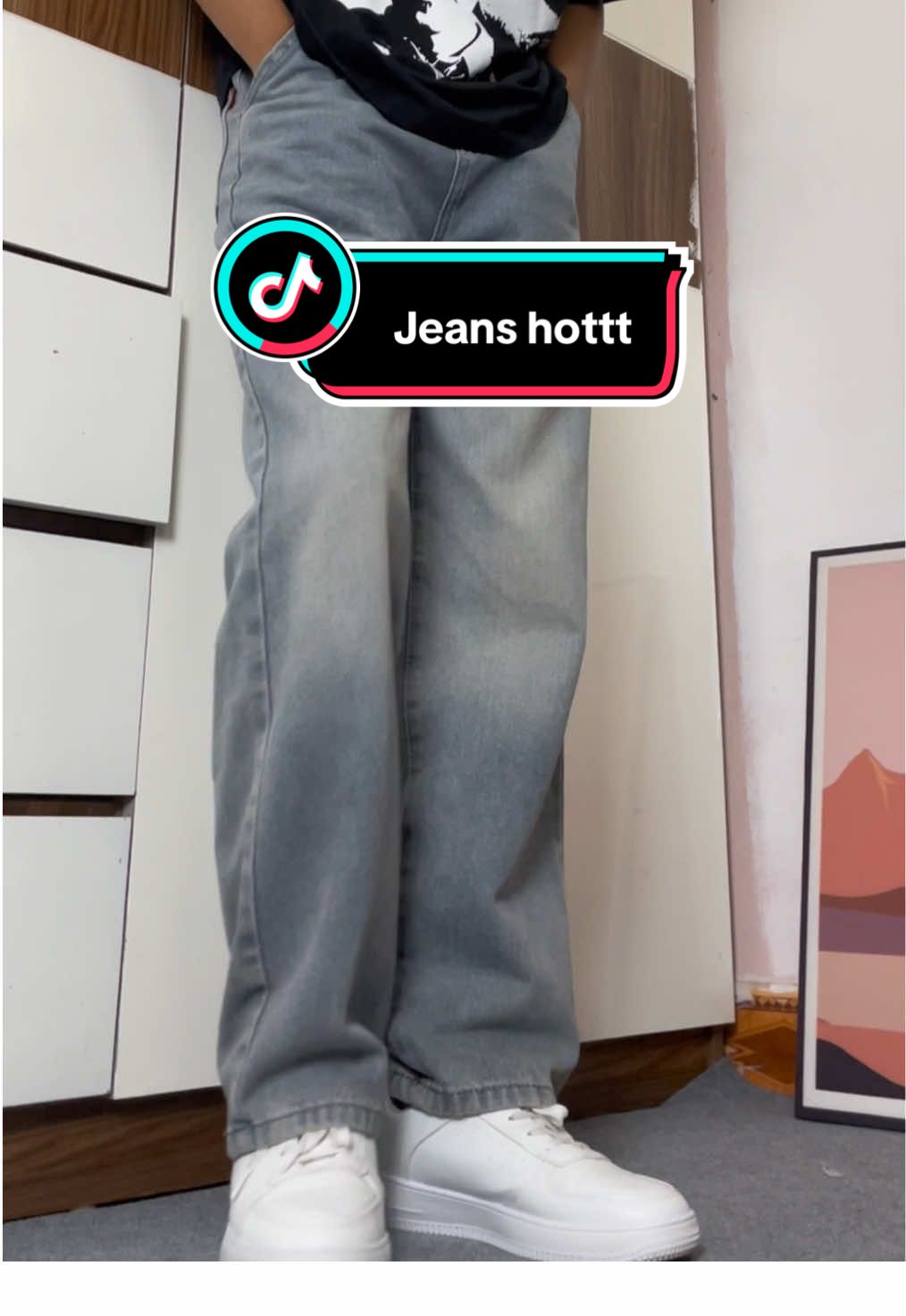 Jeans hot ae#quanjeansnam #jeannam #quanjeansongrong #quanjeanongsuong #phoidonam #thoitrangnam #quanaonam #xuhuongtiktok 