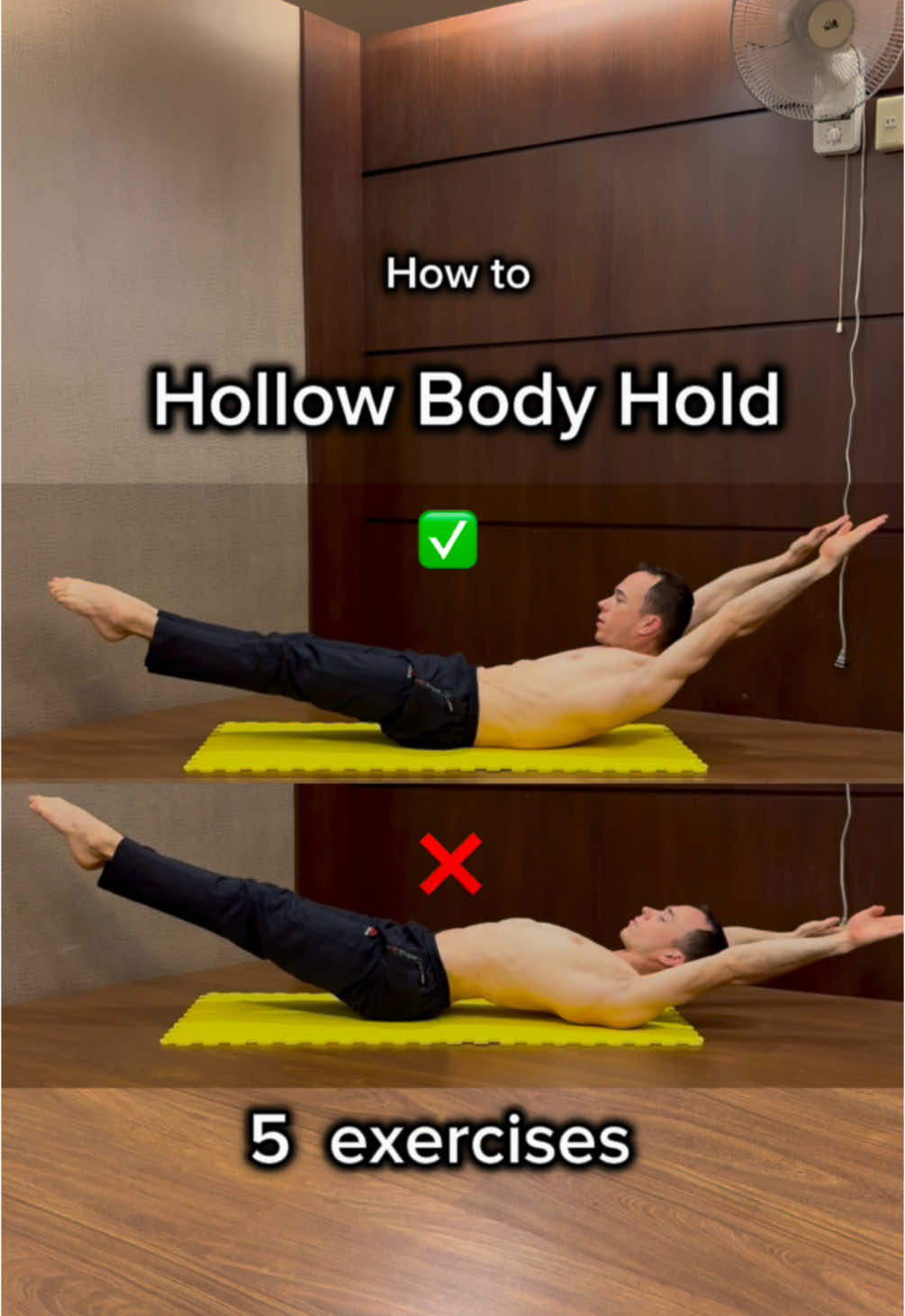 How to Hollow Body Hold #hollowbody #handstandtutorial #calisthenics #calisthenicsworkout 