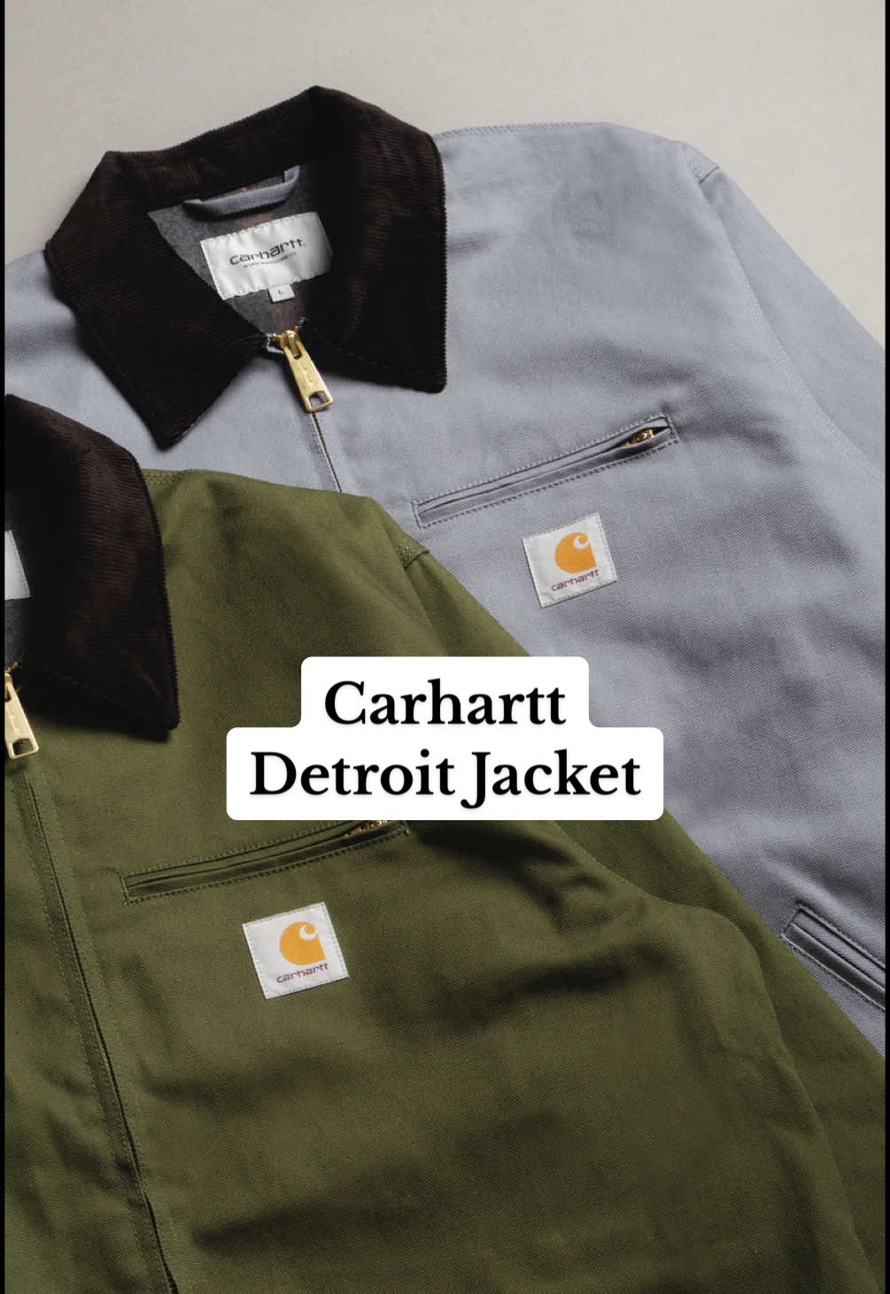 The Carhartt WIP Detroit Jacket, a classic from the heritage workwear brand. Made with heavyweight organic cotton, a two way zip and cut to a boxy fit. More suited to the colder months, this winter version also features a striped blanket lining. These jackets get better with age and will be a go to in your wardrobe for years to come. Shop now online and instore. #urbanindustry #carhartt #carharttwip #detroitiacket #chorejacket #menswear #workwear #streetwear #outfit #winter #style