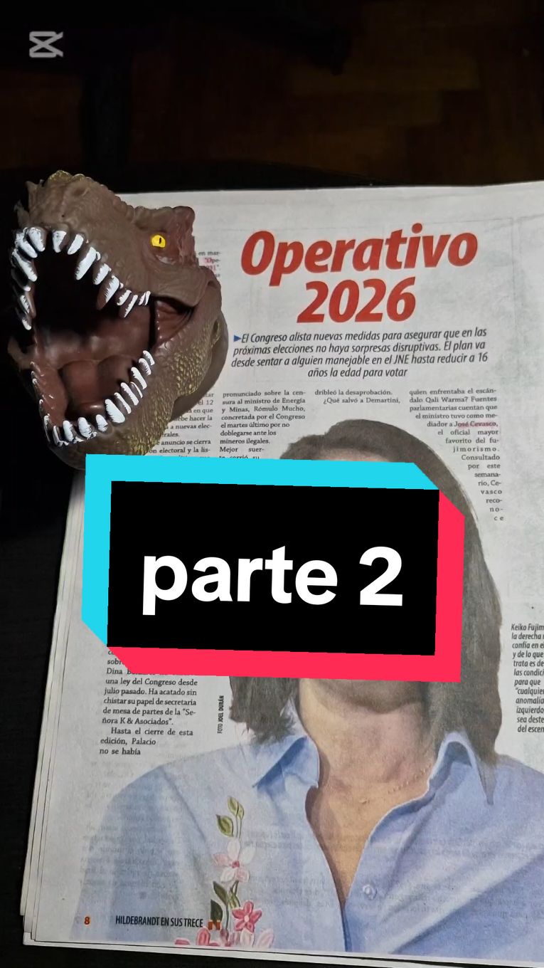 El tiroides gracia a lo que queda de democracia.  #noticias #Perú #politica 