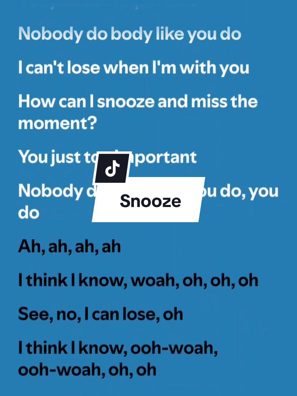 SZA - Snooze (Lyrics) #musicprospect #lyrics #fyp #fypage #fyppppppppppppppppppppppp #spotify #sza #snooze 