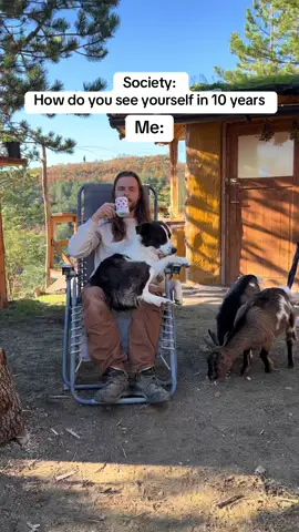 Share if you agree. 😅 #livinginnature #offgrid #fyp #dogs #goats #livinglife 