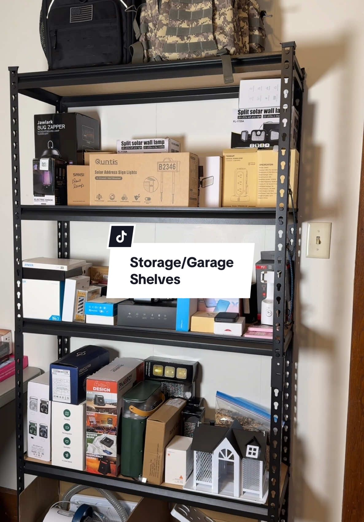 You can use these shelves in your garage in your basement in your house in your kitchen wherever you would need storage!  #Storage #Shelf #Shelves #Furniture #Organization @RaybeeFurniture #tiktokshopcybermonday #tiktokshopblackfriday #garageshelves 