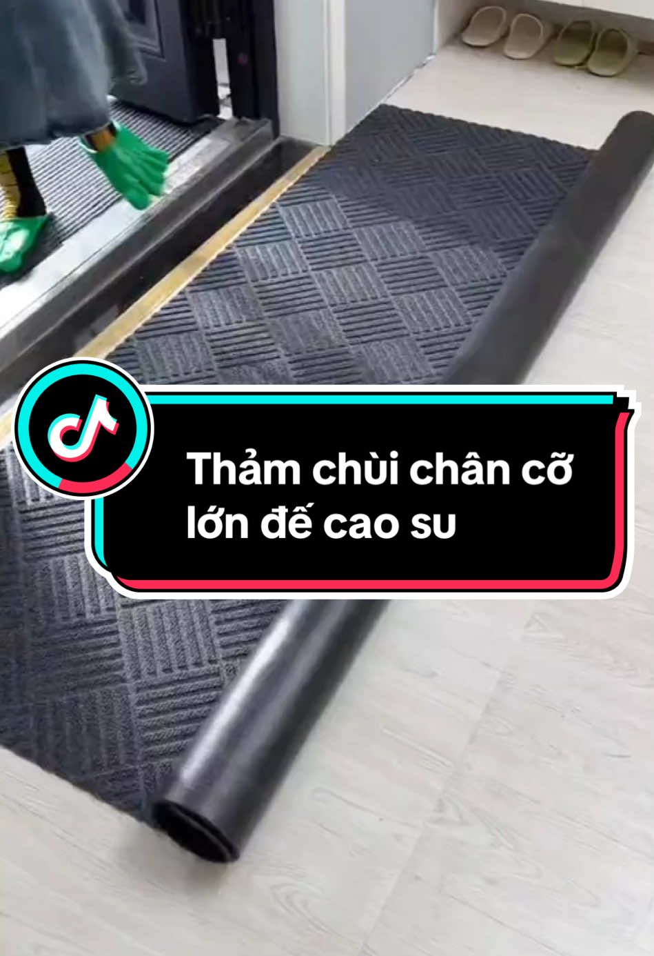 Thảm chùi chân cỡ lớn 1m2x1m8, đế cao su #thamchuichancolon #tienichgiadinh #xuhuong #giadung #giadungtienich #nhacuadoisong