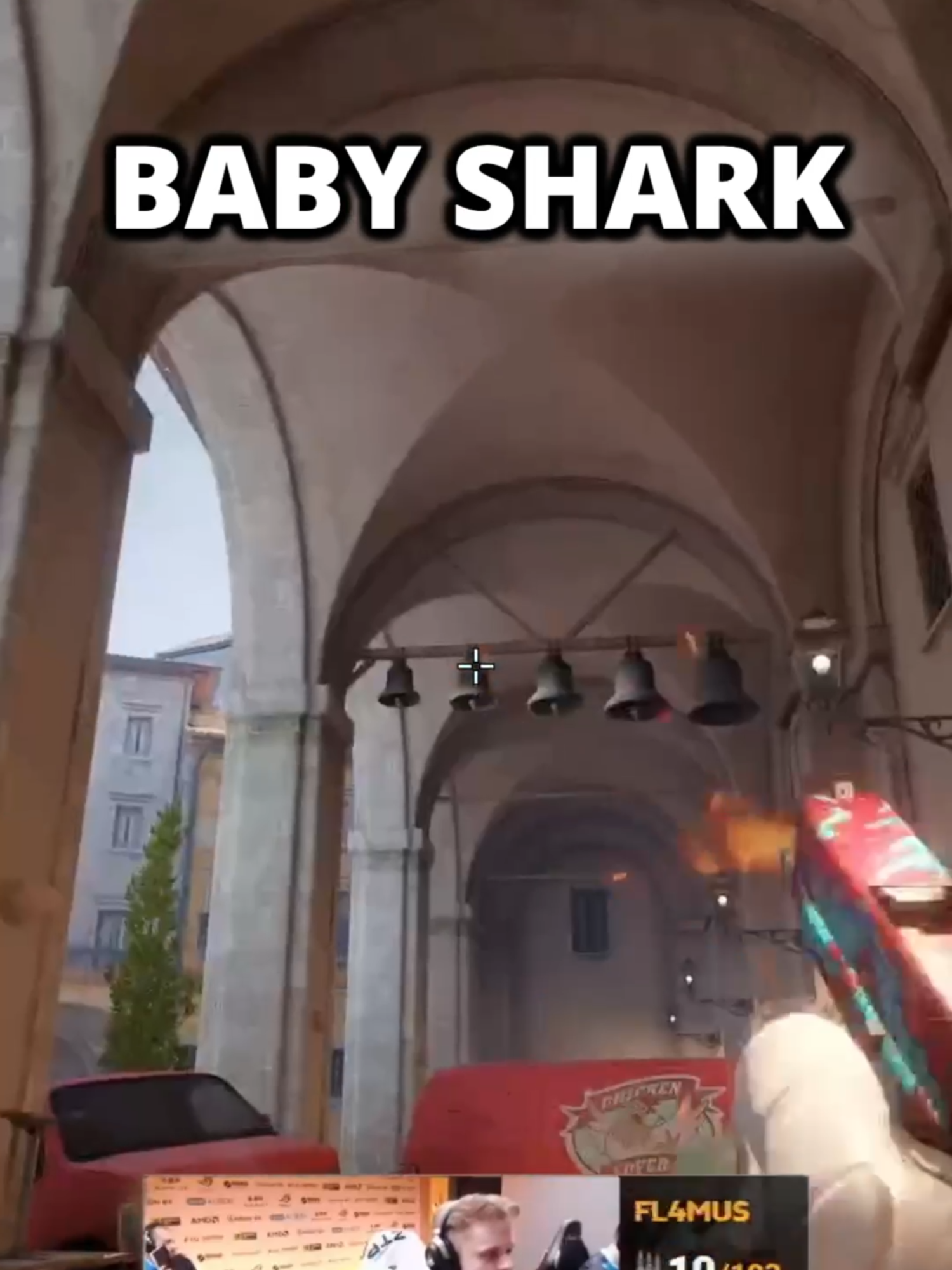 FL4MUS plays Baby Shark on Inferno Bells at Shanghai Major 2024 #cs2 #counterstrike2 #counterstrike #cs2memes #cs2funny #cs2moments #cs2clips #cs2major