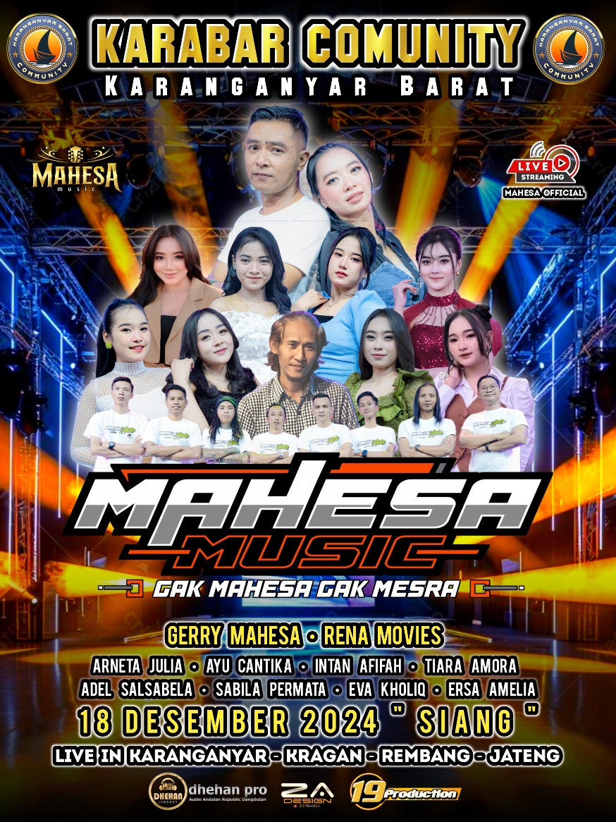 18 Desember Siang @mahesa_music_real Ft @kaos_dhehan @19_video_production Live In Karanganyar-Kragan-Rembang LIVESTREAMING Di Cyt Mahesa Official  @Mas ye'oOo @rena movies @Ochaaa🌈😍 @intanaafifah_ @arneta_id1 @evakholiqreal @tiaraamorareall @ersaamelia18 @adell_salsabella @syabilull12  #fyppppppppppppppppppppppp #mahesamusic #fypage #fyp #fypシ゚viral #berandatiktok #renamovies #gerrymahesa 