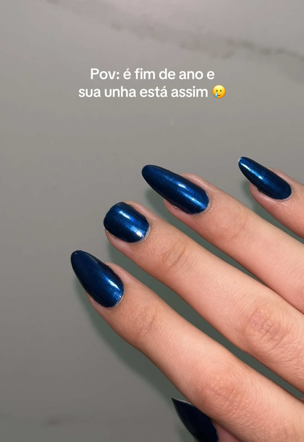 Tinha que quebrar 🤡🥲 #unhas #nails #unhasnaturais #unhasgrandes #fyp 