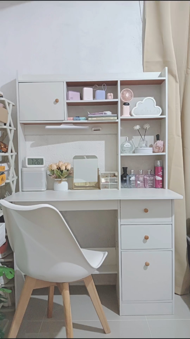 study table with drawers ✨  #studytable #computertable #desk #studytablewithdrawer #teamputiteamkahoy #foryou 