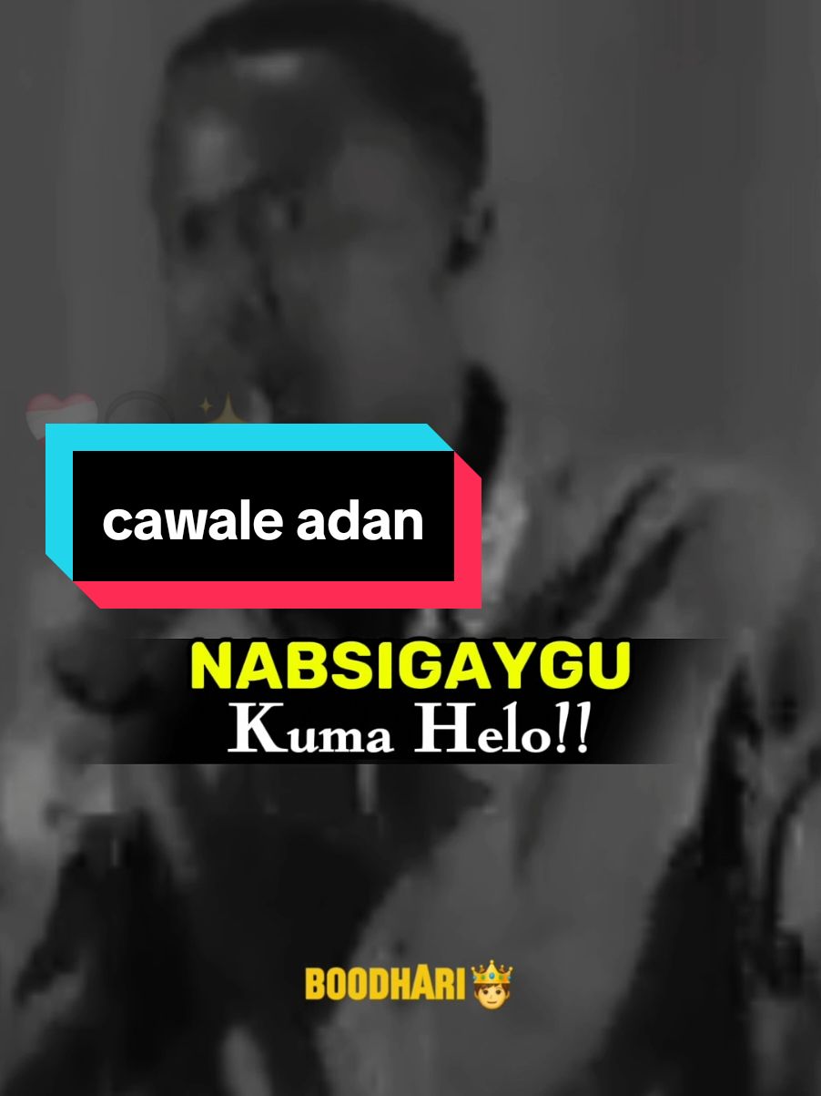 Nabsigaygu kuma helo🥹💔🎤 #lyrics_songs #somalisong ##somalimusic 