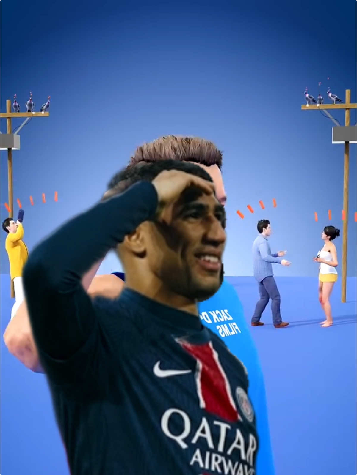 Hakimi is everywhere 🫡 #sportstiktok #Ligue1McDonalds #Ligue1 #hakimi🇲🇦 #zackdfilms #footballedit @psg @beIN SPORTS 