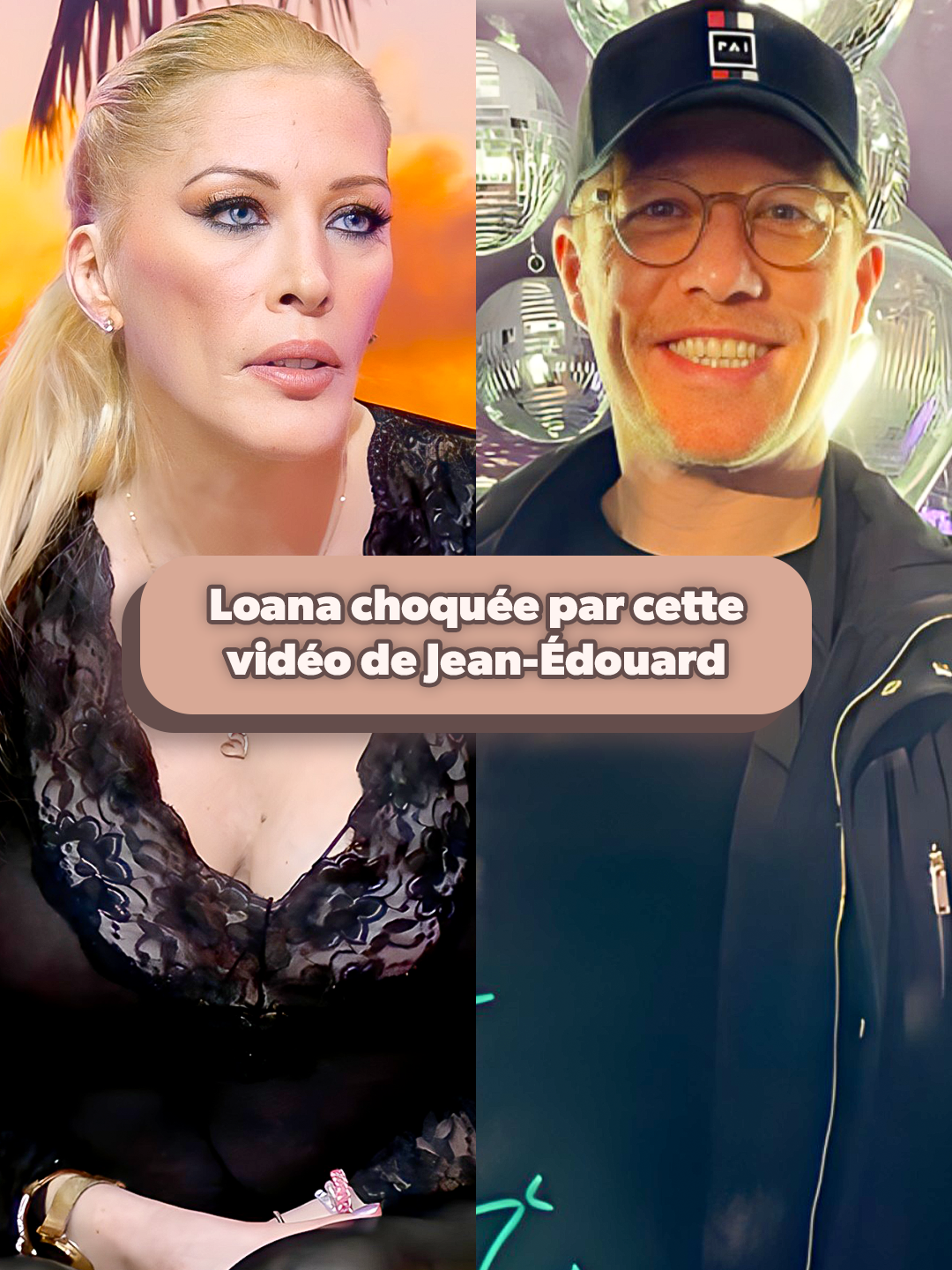 Loana découvre avec effroi cette pub de Jean-Edouard à l'époque du Loft 🤯 #loana #loft #loftstory #interview #samzirah