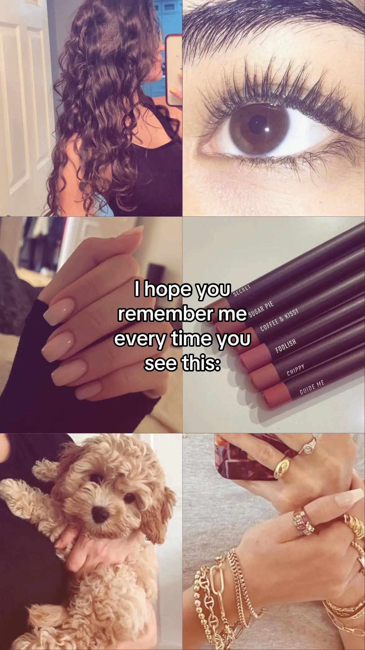 #reccomendation #reccommendations #girls #ihopeyoumissme #dog #goldjewelry #curlyhair #browneyes #fypp #reccommendations #reccomendation #ihopeyourememberme 