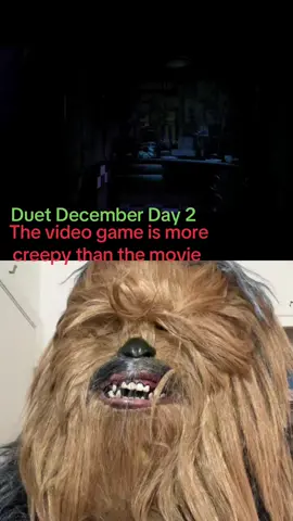 #duet with @Solid Chaos #fnaf #december #duetdecember #day2 #fivenightsatfreddys #videogames #creepy #chewbacca #chewie #starwars #costume #fyp #viralvideo 