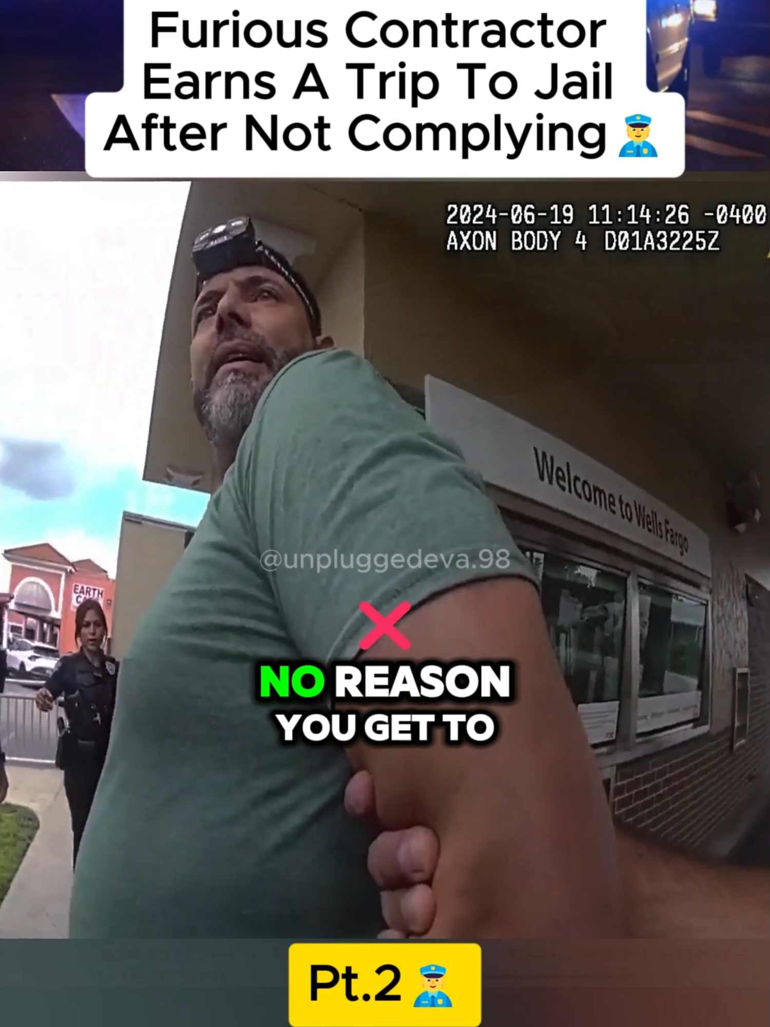 Furious Contractor Earns A Trip To Jail After Not Complying#cops#copsoftiktok#police#us#follow#fyp