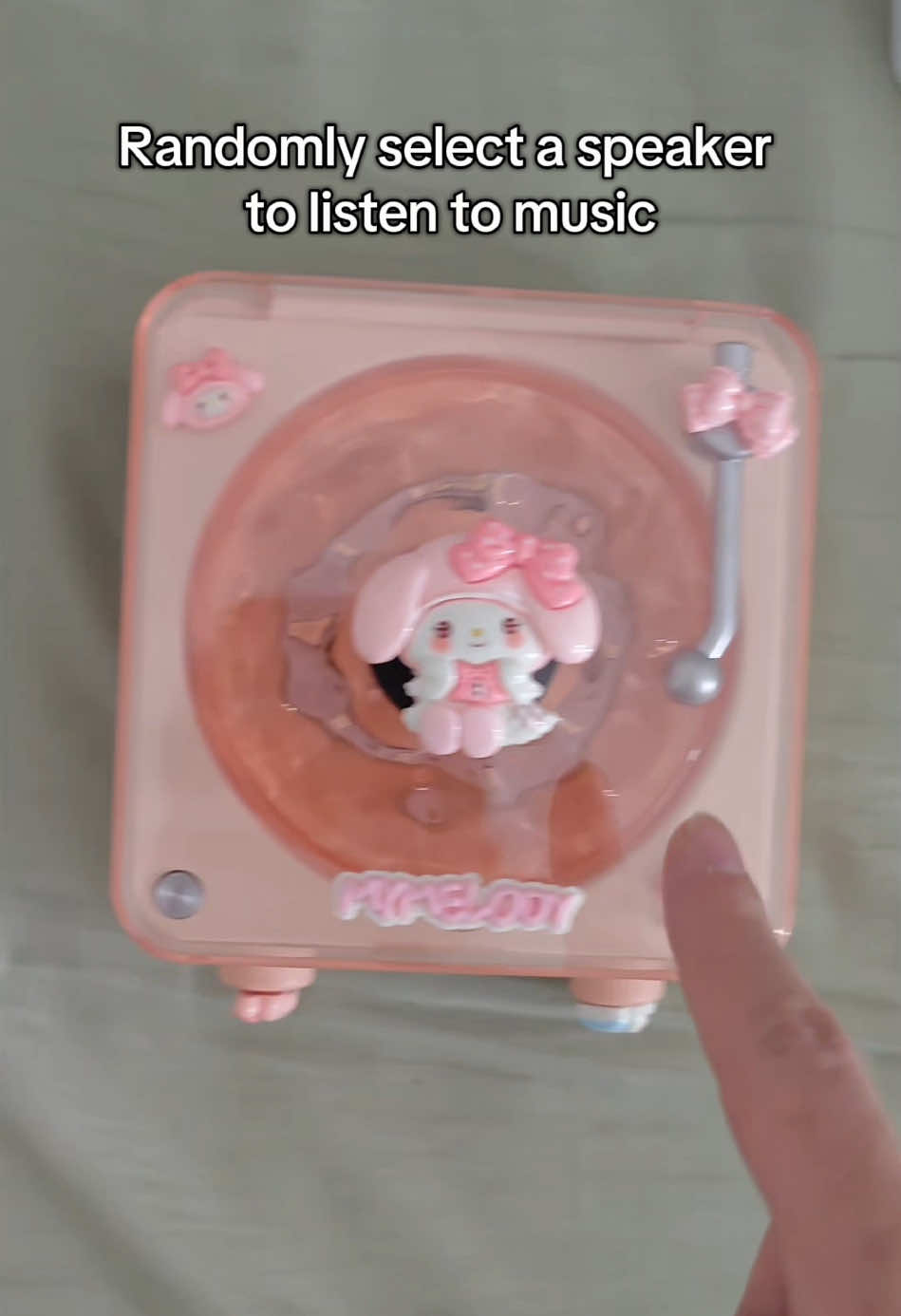 Randomly select a speaker to listen to music✨what is your favorite song? #tokifinds #speaker #music #hellokitty #mymelody 