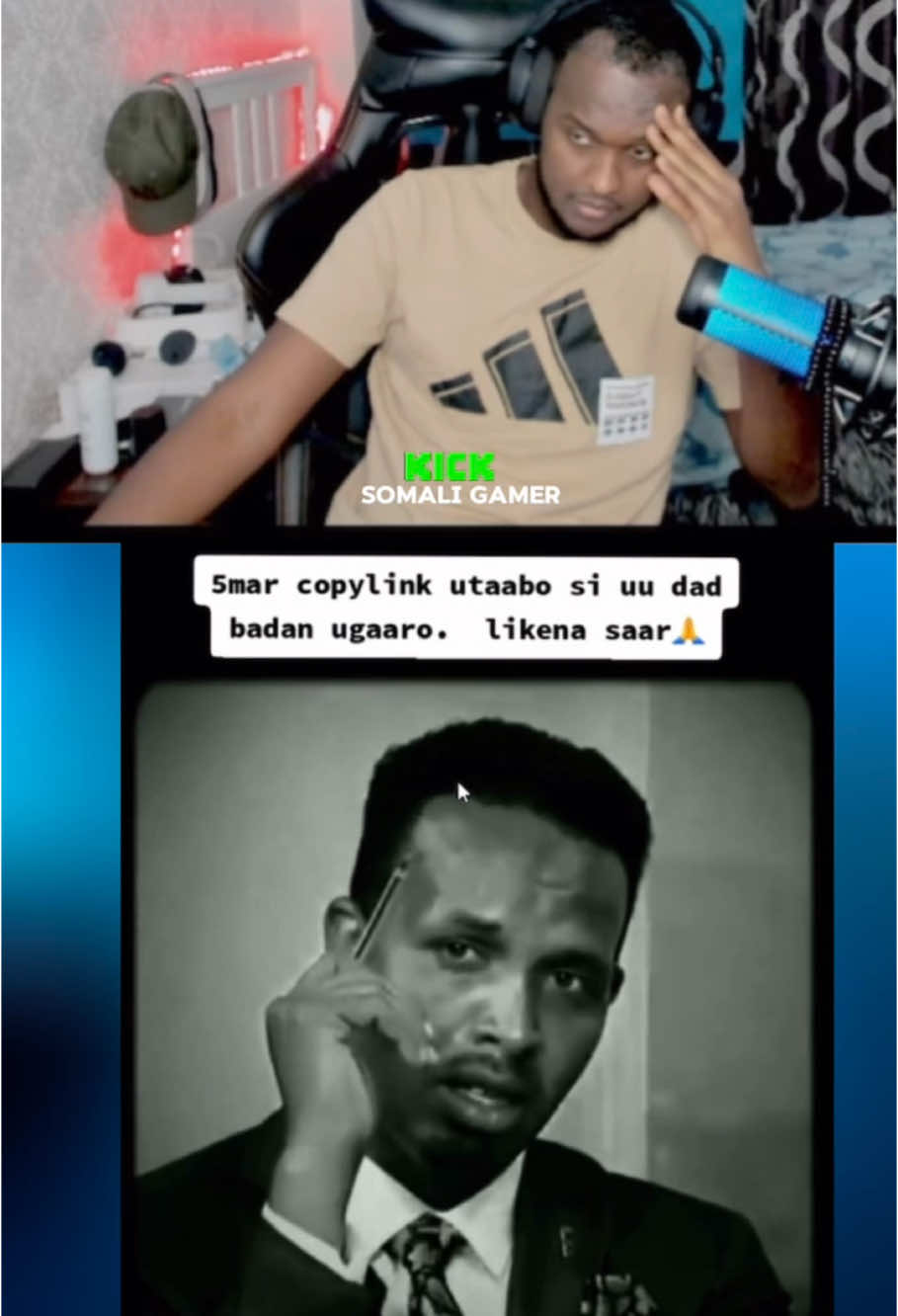 Reaction somali gamer #somalitiktok #virelvideo #foryoupage #somaligamergg1 @SomaliGamergg1 