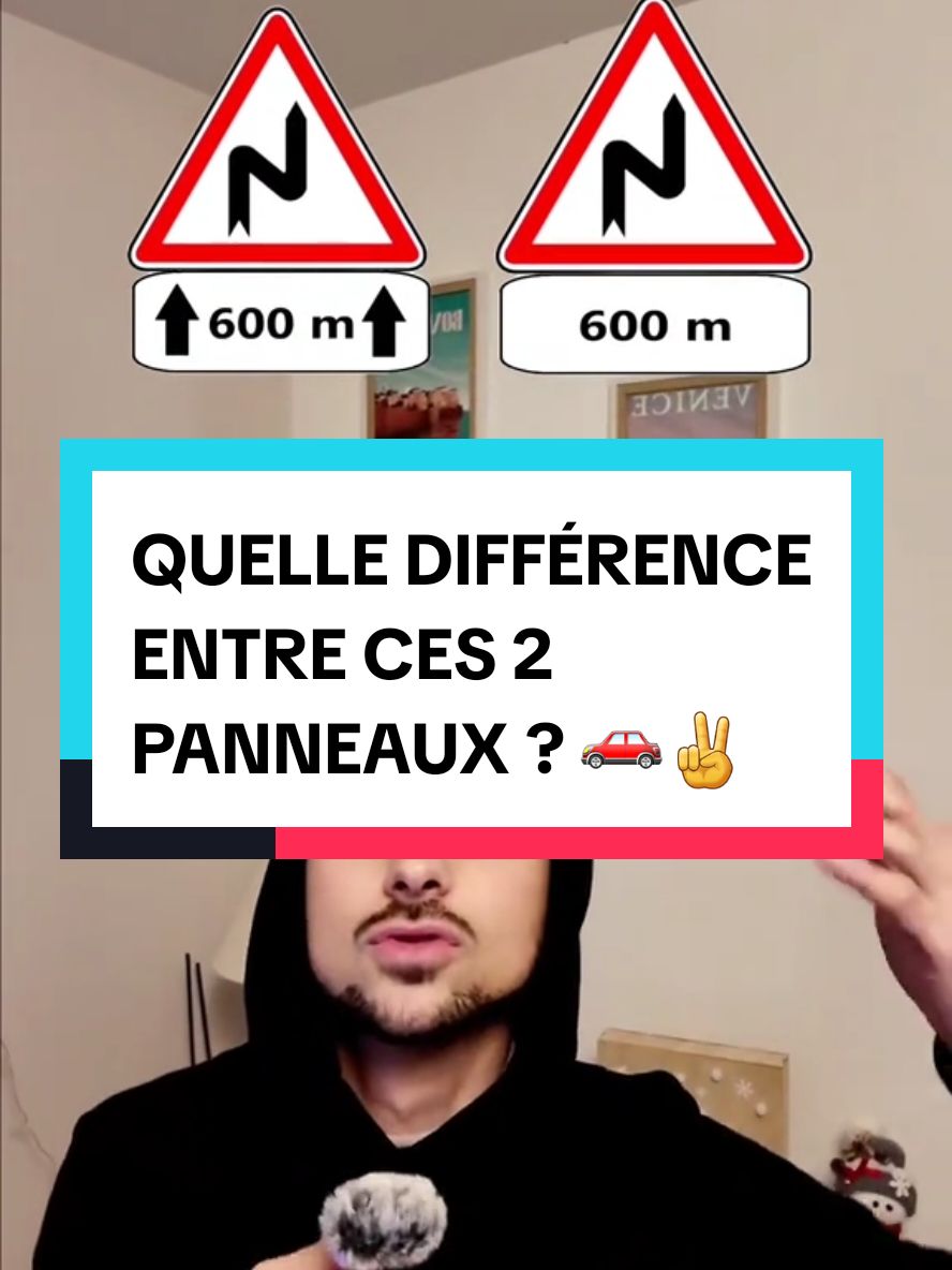 Hello ! 🫡  ⬇️ CODE DE LA ROUTE ⬇️  Quelle différence entre ces 2 panneaux avec panonceau ? 🚗 #codedelaroute #code #permisdeconduire #permis #video #autoecole 