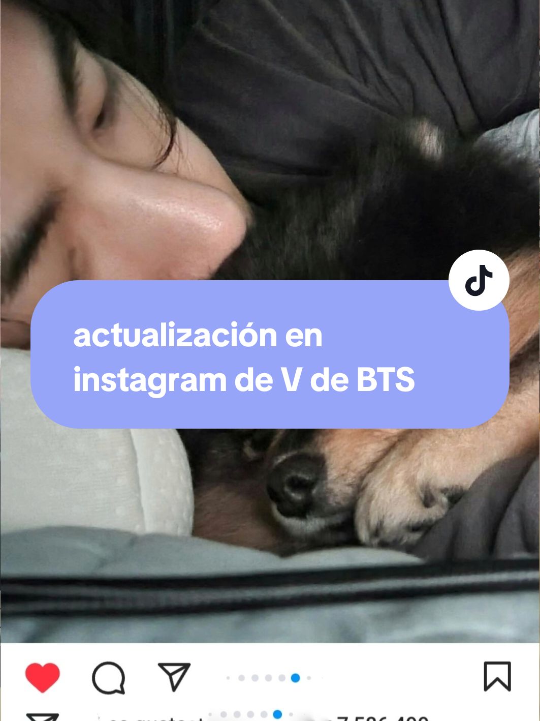 V de #bts_official_bighit nos actualiza sobre su próximo sencillo y sobre #yeontan🐶   te extrañaremos mucho Yeontan:') #kpopers #kpopersfyp #kpopnews #fyp #kpopfypシ #korea #fyppppppppppppppppppppppp #kpop #btsarmy #btsxarmy #taehyung 