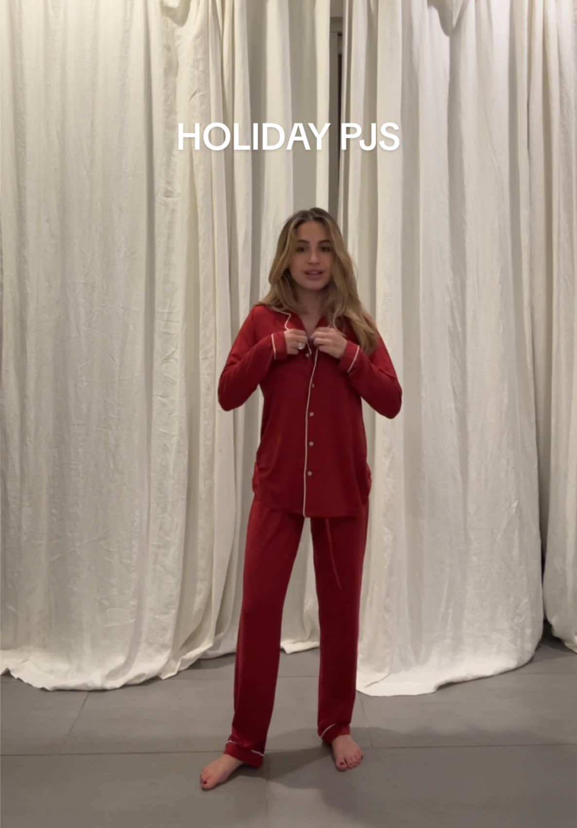The Christmas tree pjs are the true dupes 🎄 #holidaypajamas #MomsofTikTok #momtok #momlife #toddlermom #holidaytiktok 