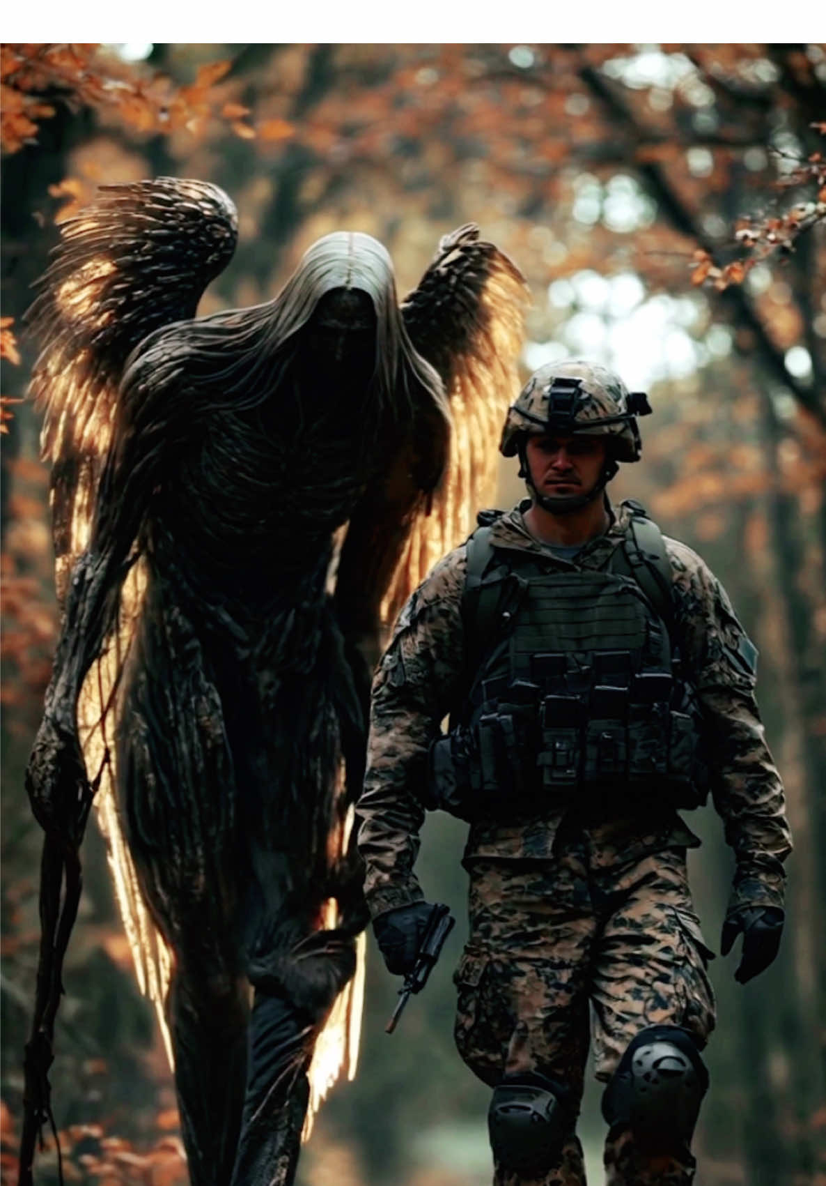 🇺🇸U.S Soldiers with their Guardian Angels 🪽 #usa🇺🇸 #us #army #usarmy #ai #art #midjourney 