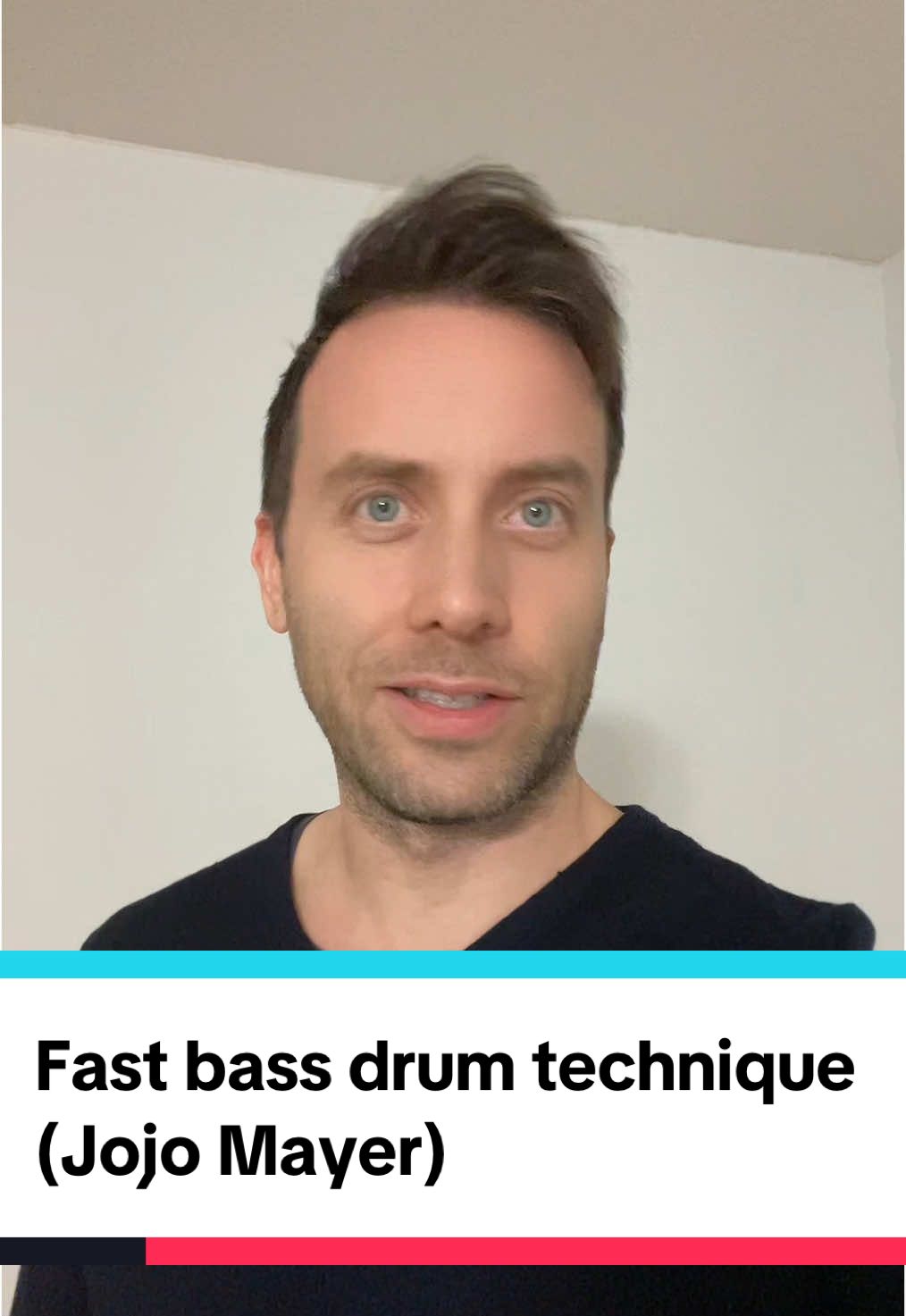 Drum lesson: fast bass drum technique (single pedal). You can get three hits burst or keep it going for longer. Jojo Mayer showed me this at the Singapore drum fest a long time ago. To my knowledge, he’s the inventor of this technique. #drumlesson #drumtutorial #bassdrum #drumtok #jojomayer #drummer 