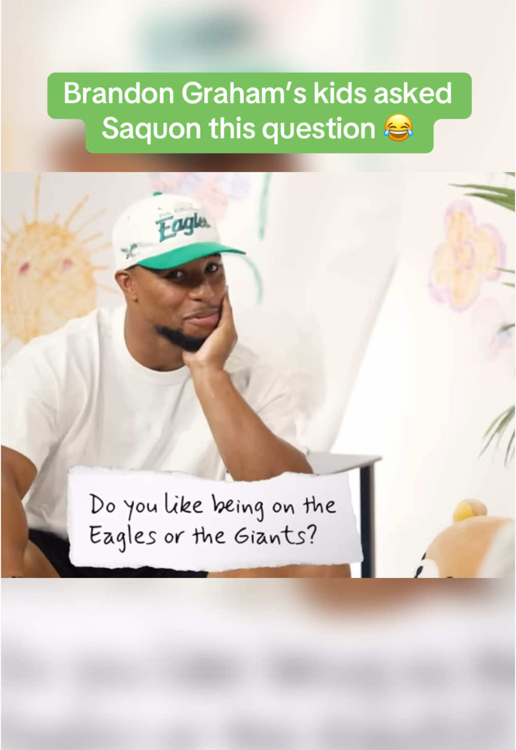 They did not hold back 😂 (via @Philadelphia Eagles) #philadelphiaeagles #newyorkgiants #saquonbarkley 