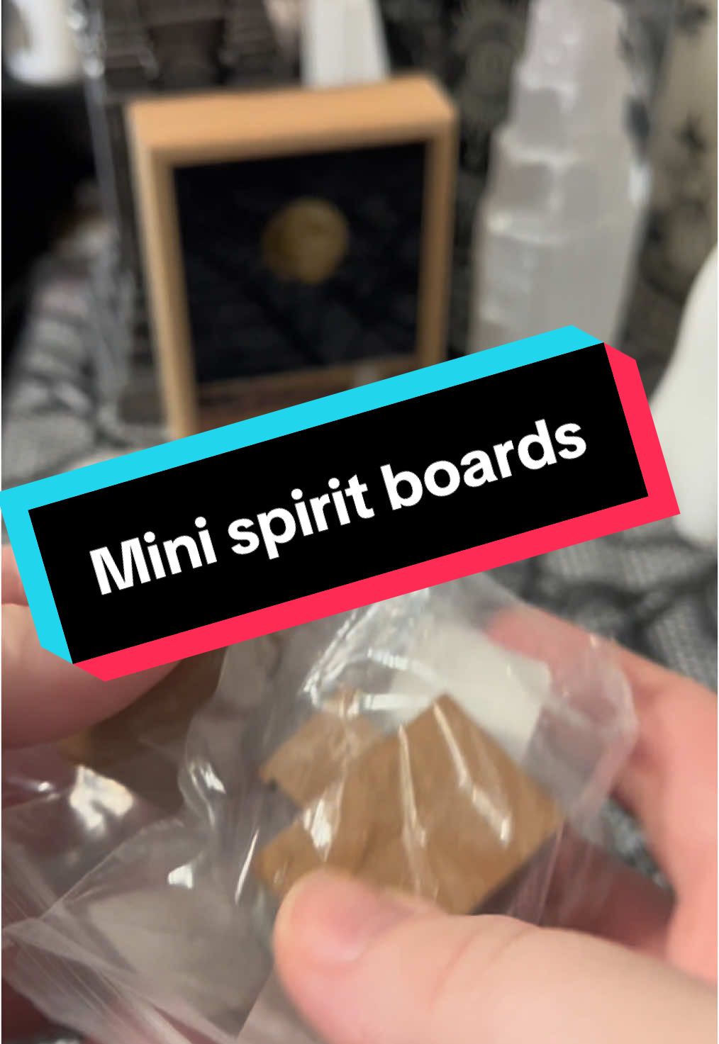 Oh my gosh i am in love with this find! I didnt even have to post about them - no coupons were used. And when i ordered them they were cheaper on her than on that platform that starts with t and ends with u 👻  #witch #spiritboard #haunted #ghost #ghosts #hekate #spirit #halloween #spookyseason #ghostlife #planchette #mini 