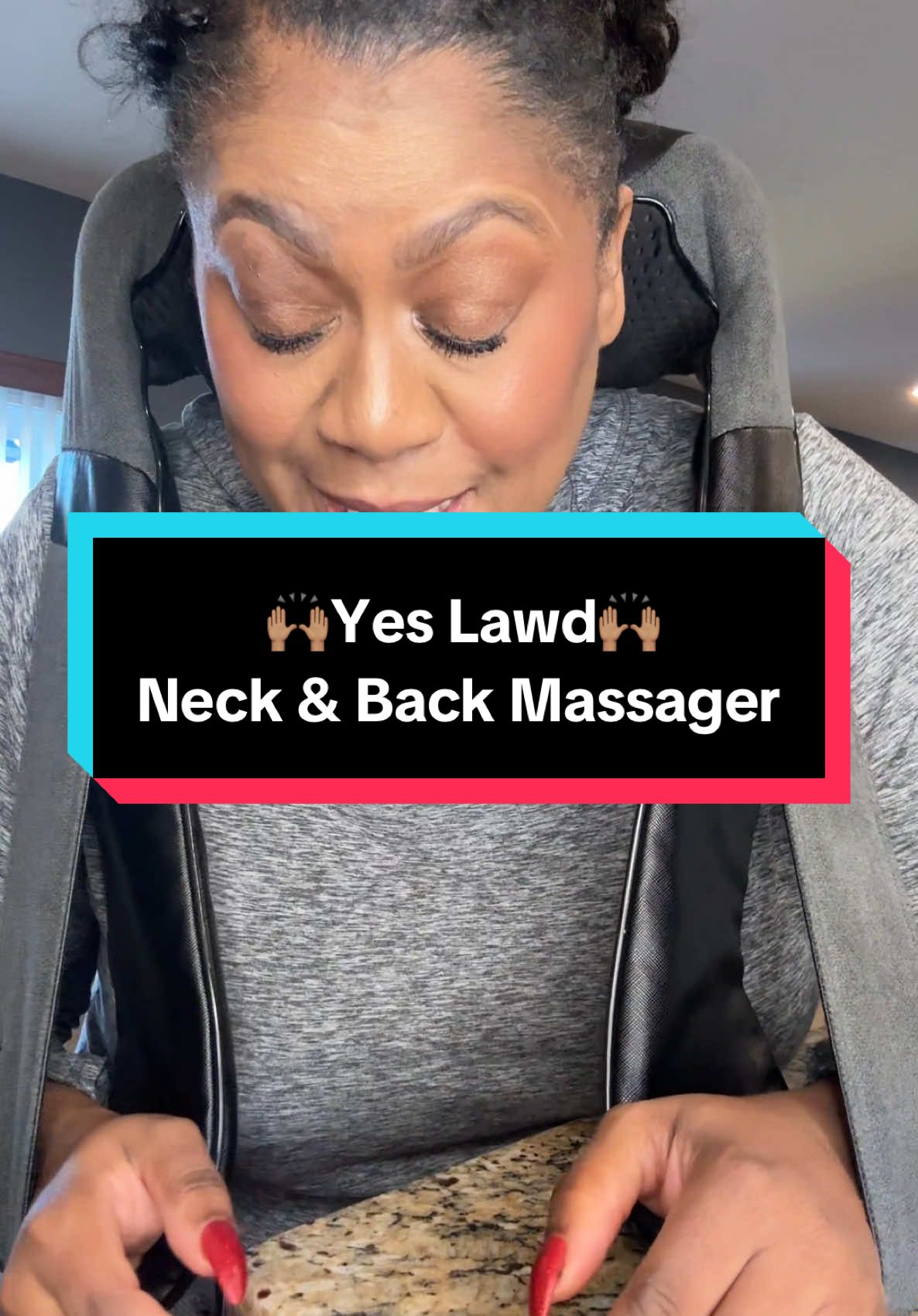 My husband is gonna think im cheating too! 🙌🏽 & make sure to use the code “herfgigi12” (all caps) to grab this massager at the lowest price. #backpainrelief #neckmassager #masssagetherapy #massager #neckmassage #neckandbackmassager #backmassager #painrelief #neckpain #christmasgiftidea #gifts #tiktokshopcybermonday #tiktokshopblackfriday  #tiktokshopholidayhaul #spotlightfinds #newyearnewaura  #fashionlookbook #selfcarefinds #giftsforher #giftsforhim 