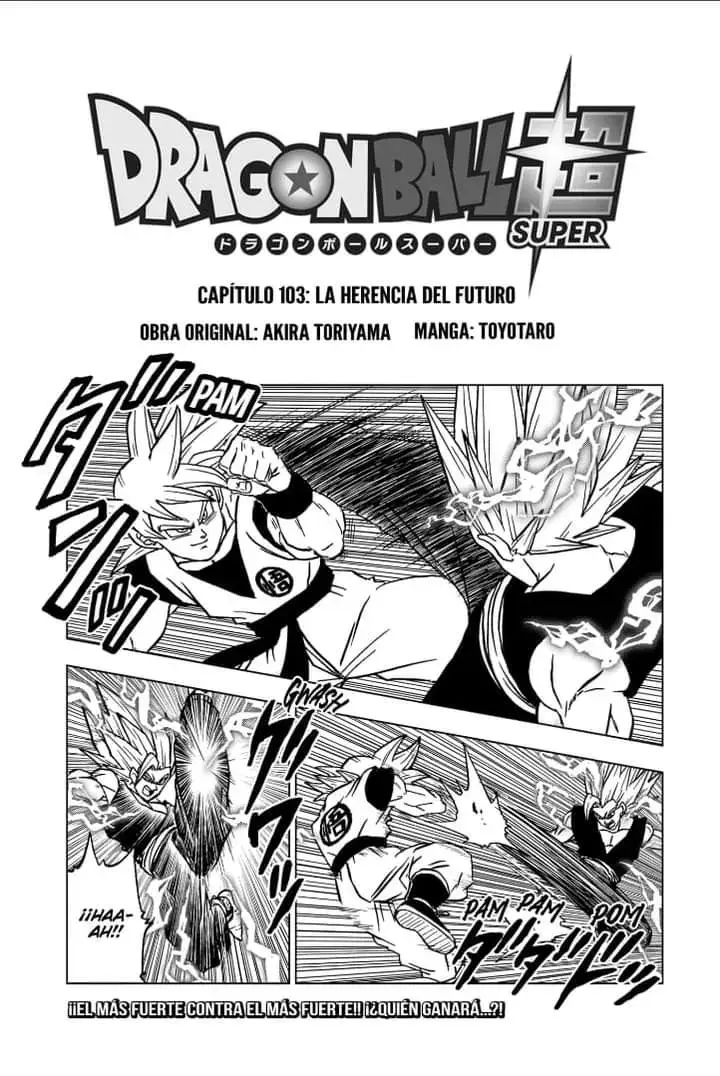 dragón ball super manga 103 #guerrerosz #dragonballz #goku #vegeta #fyp #foryou #fyp