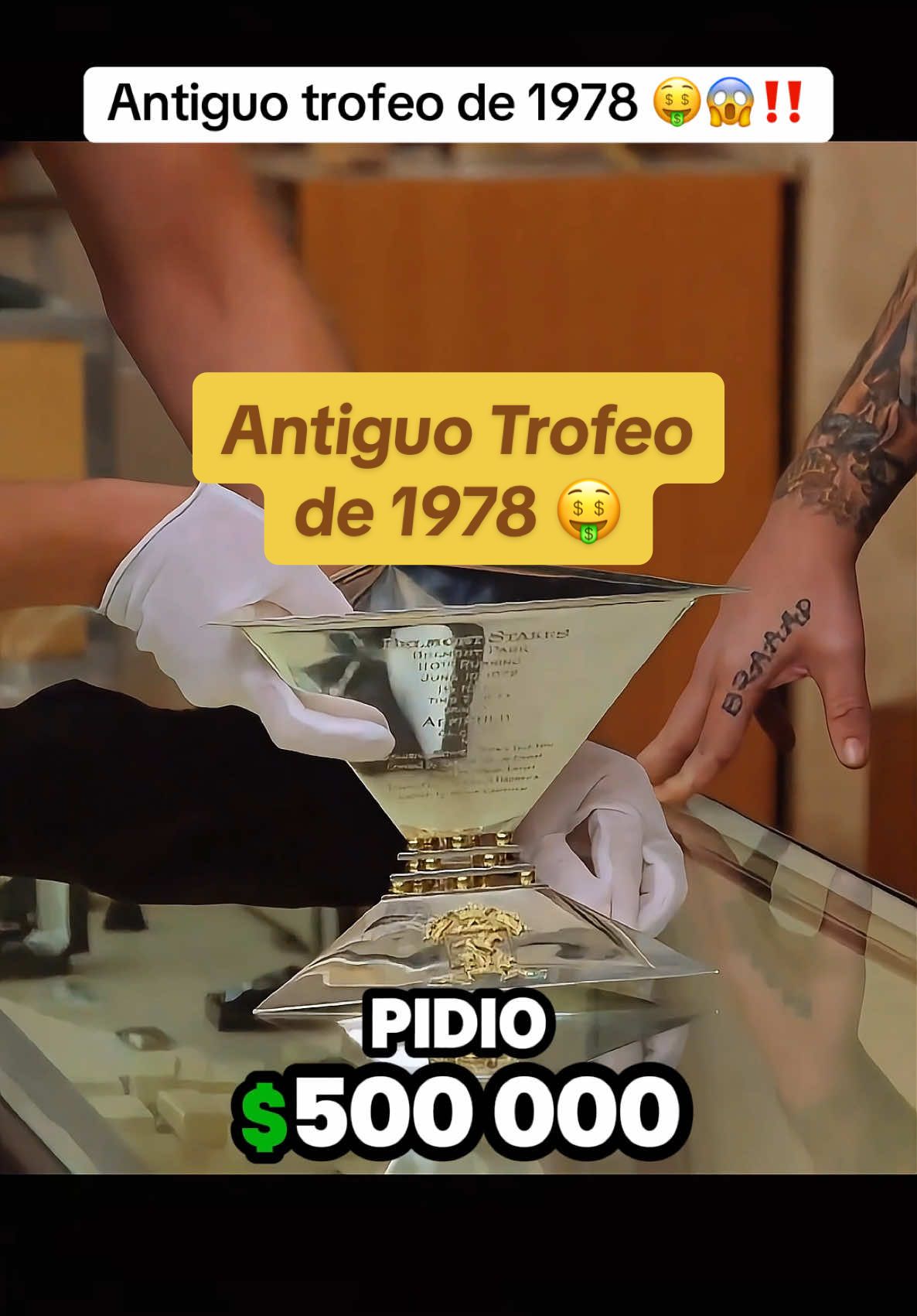 Antiguo trofeo de 1978 #elpreciodelahistoria #historia #antiguedades #coleccion #coleccionista #historychannel 