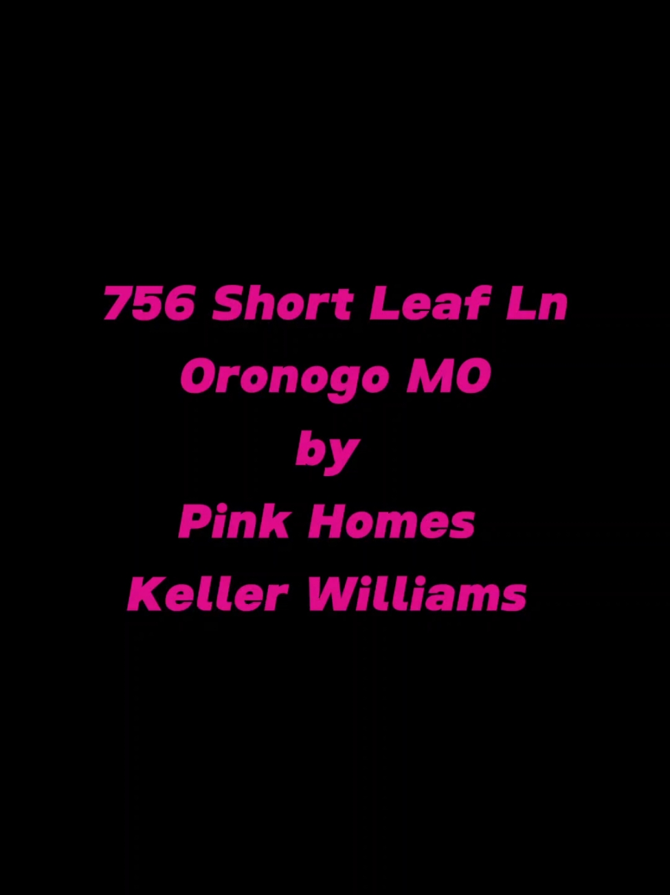 For Rent: 756 Short Leaf Ln Oronogo MO 3 bed 2 bath Full Fence Pink Homes Rentals on FB