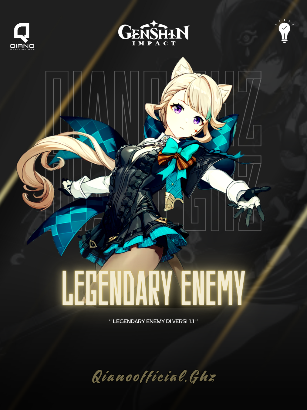 legendary enemy versi 1.1  #genshinimpactindonesia#GenshinImpact#fypシ゚viral🖤tiktok