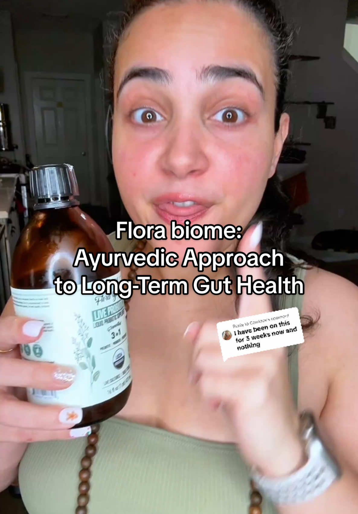 Replying to @Candace We discuss how Florobiome supports gut health on a deeper, long-term level, similar to the Ayurvedic approach of balancing the body over time. Everyone's gut microbiome is unique, so the timeline for results can vary depending on individual digestive imbalances. Some may see noticeable changes like reduced bloating or more regular digestion within weeks, while others may need more time for subtle shifts. Consistency and supporting the gut with warm, easy-to-digest foods like soups or stews, as recommended in Ayurveda, are key. #guthealth #Ayurveda #microbiome #digestion #bloating #consistency #resultsmayvary 