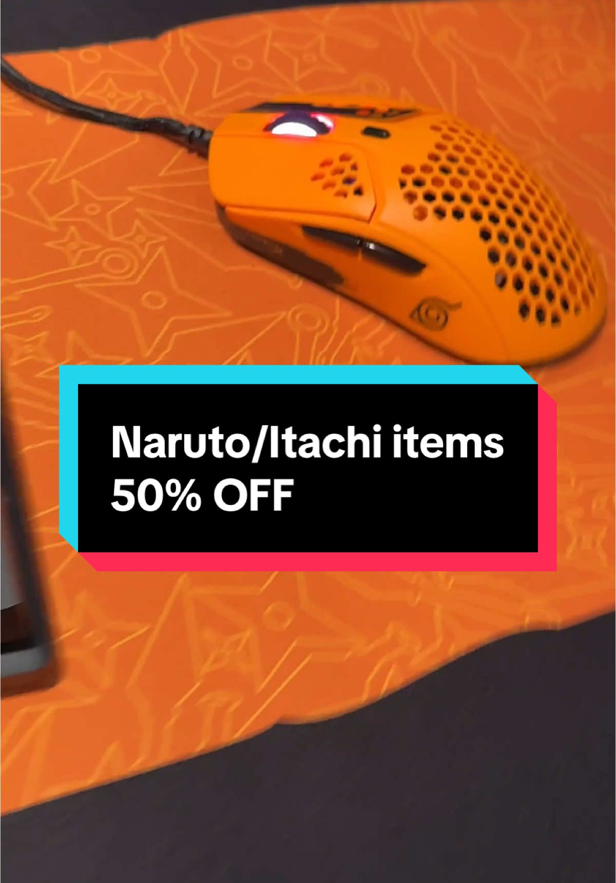 Naruto themed mousepads are 50% off only on tiktok shop 👀 which team are u on? #naruto #gaming #GamingSetup #gamer #gaminglife #GamingOnTikTok #mousepad #deskmat #narutoshippuden #itachi 